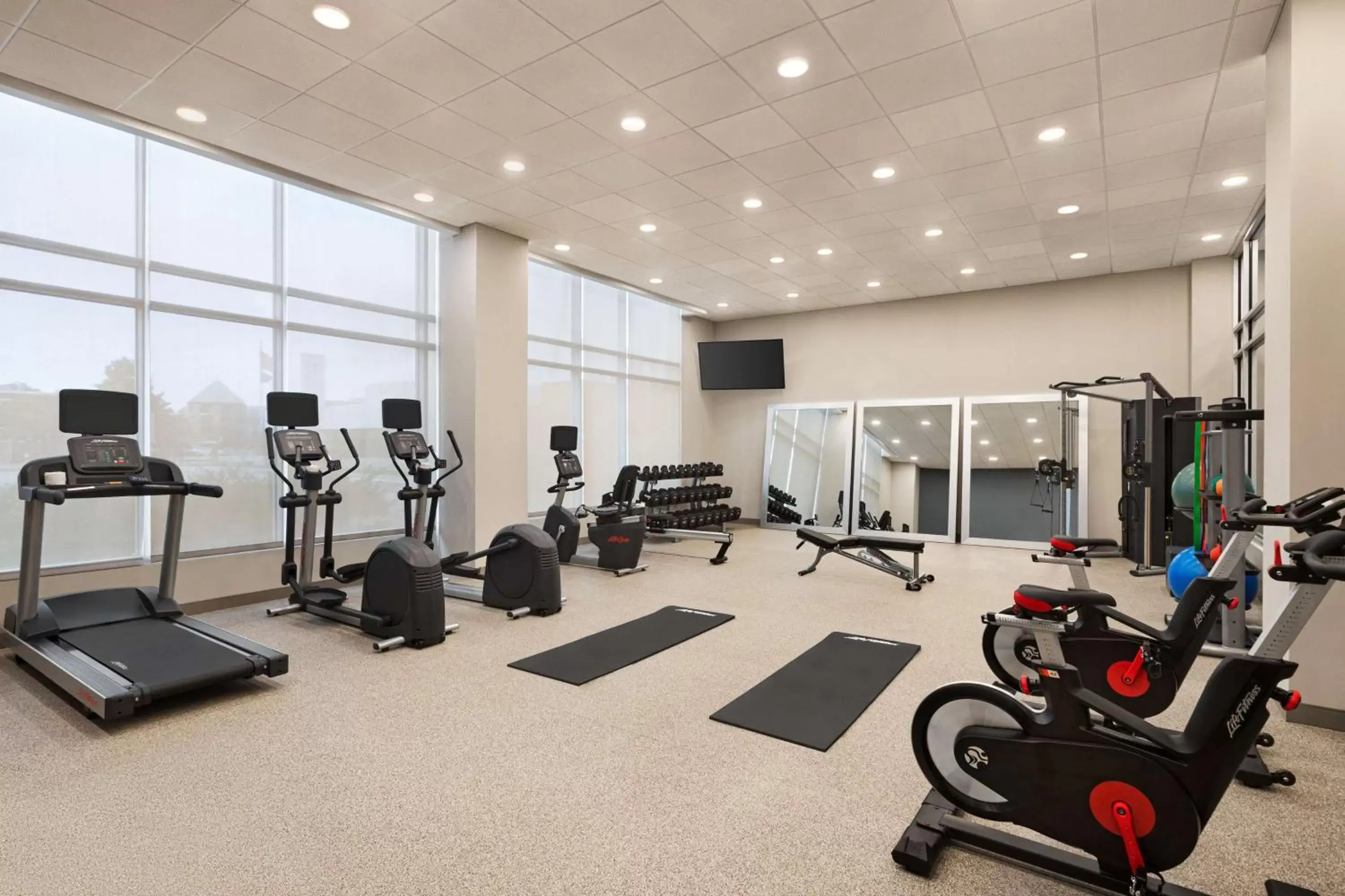 Fitness centre/facilities, Fitness Center/Facilities in Homewood Suites by Hilton Indianapolis Downtown IUPUI