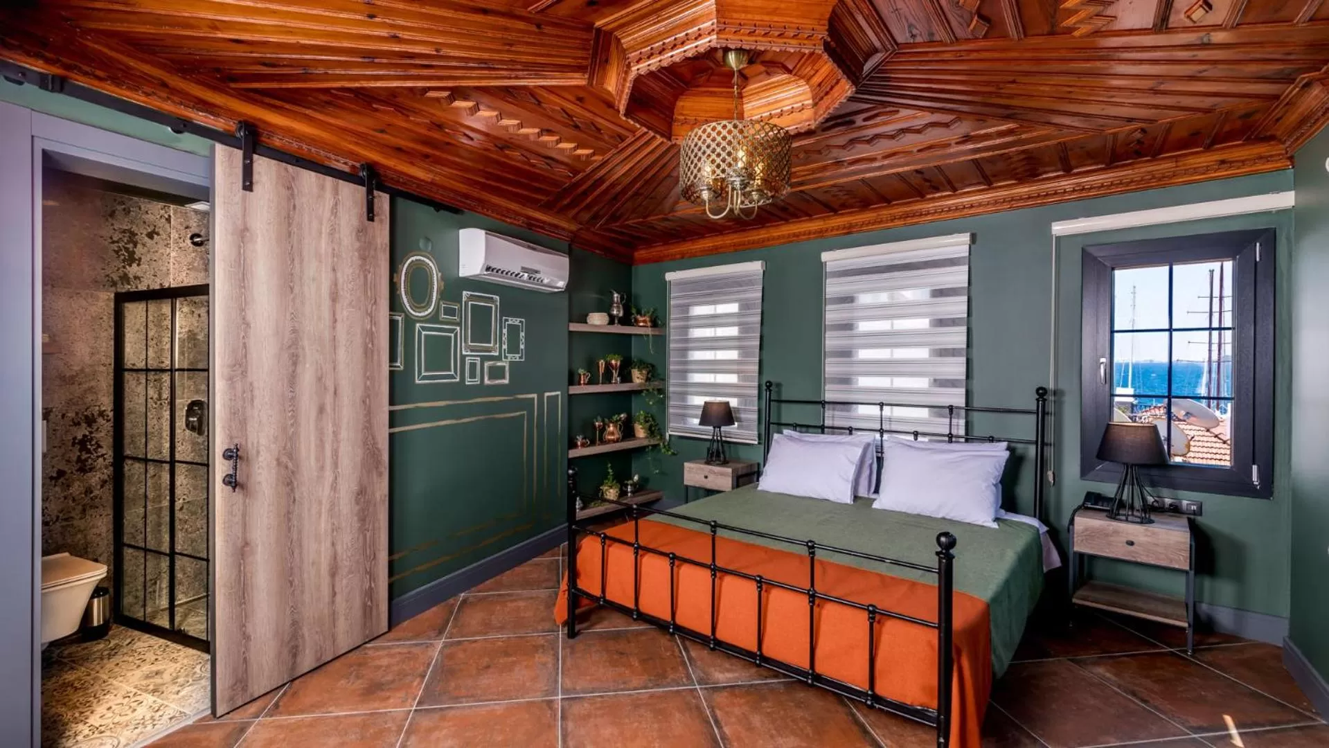 Bed in Sunset Hotel Marmaris