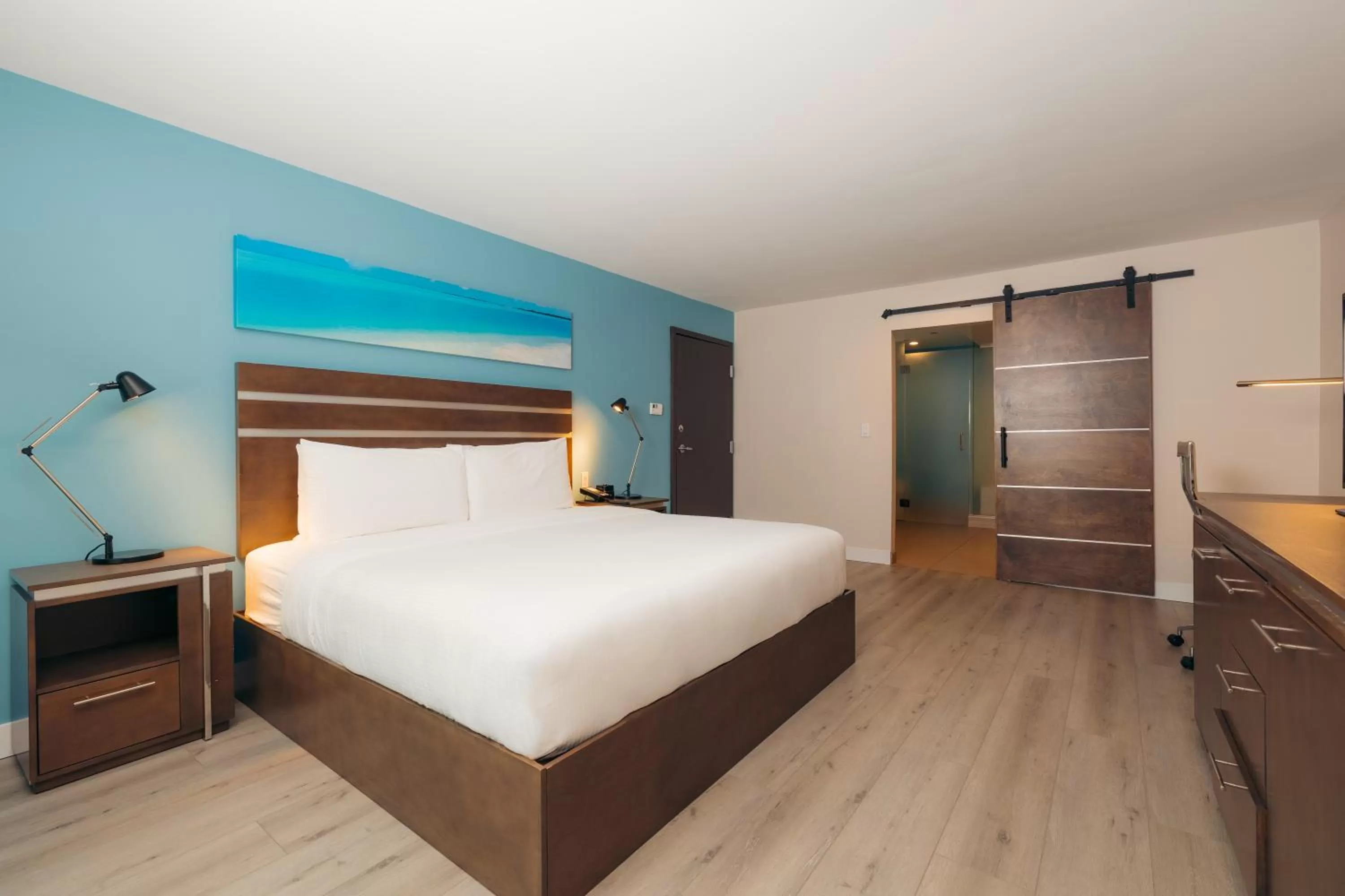 Bed in The Cove Hotel