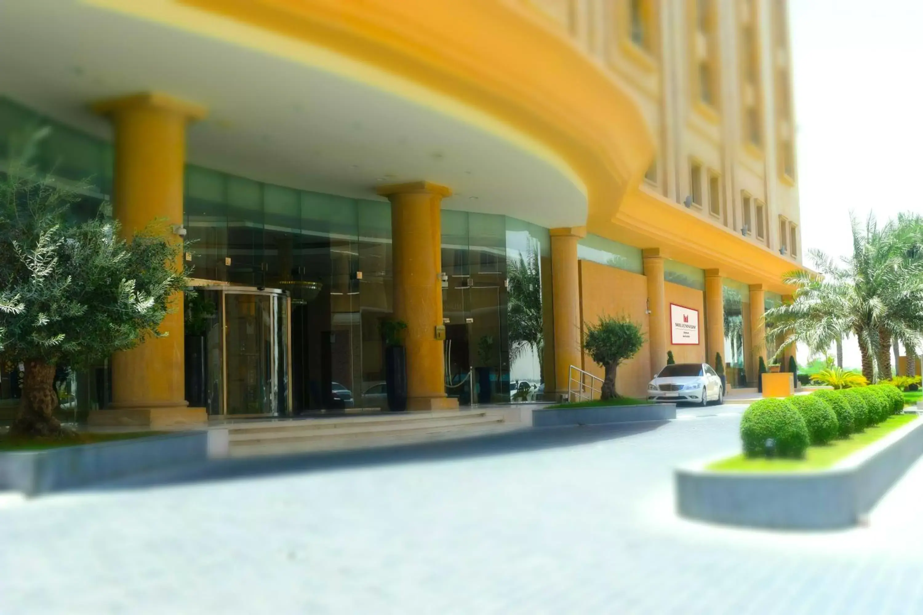 Facade/entrance in Millennium Hotel Doha