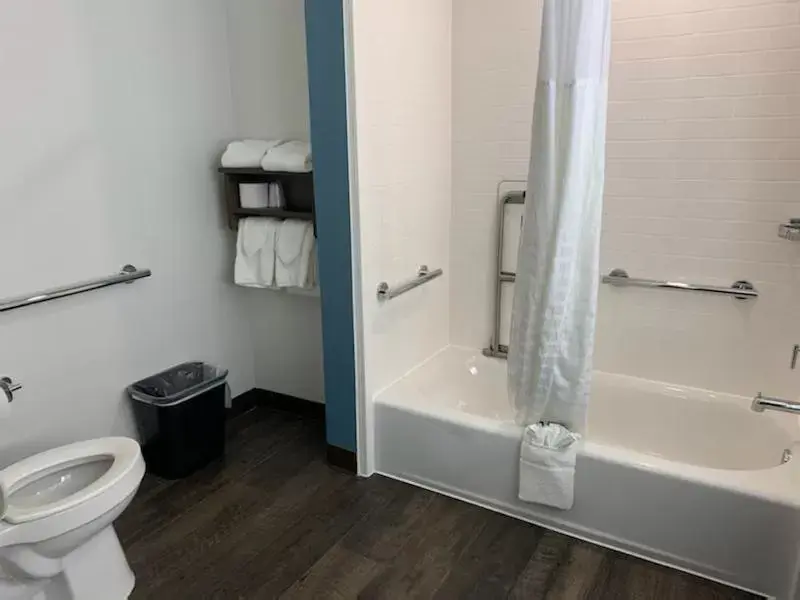 Bathroom in WoodSpring Suites Pecos