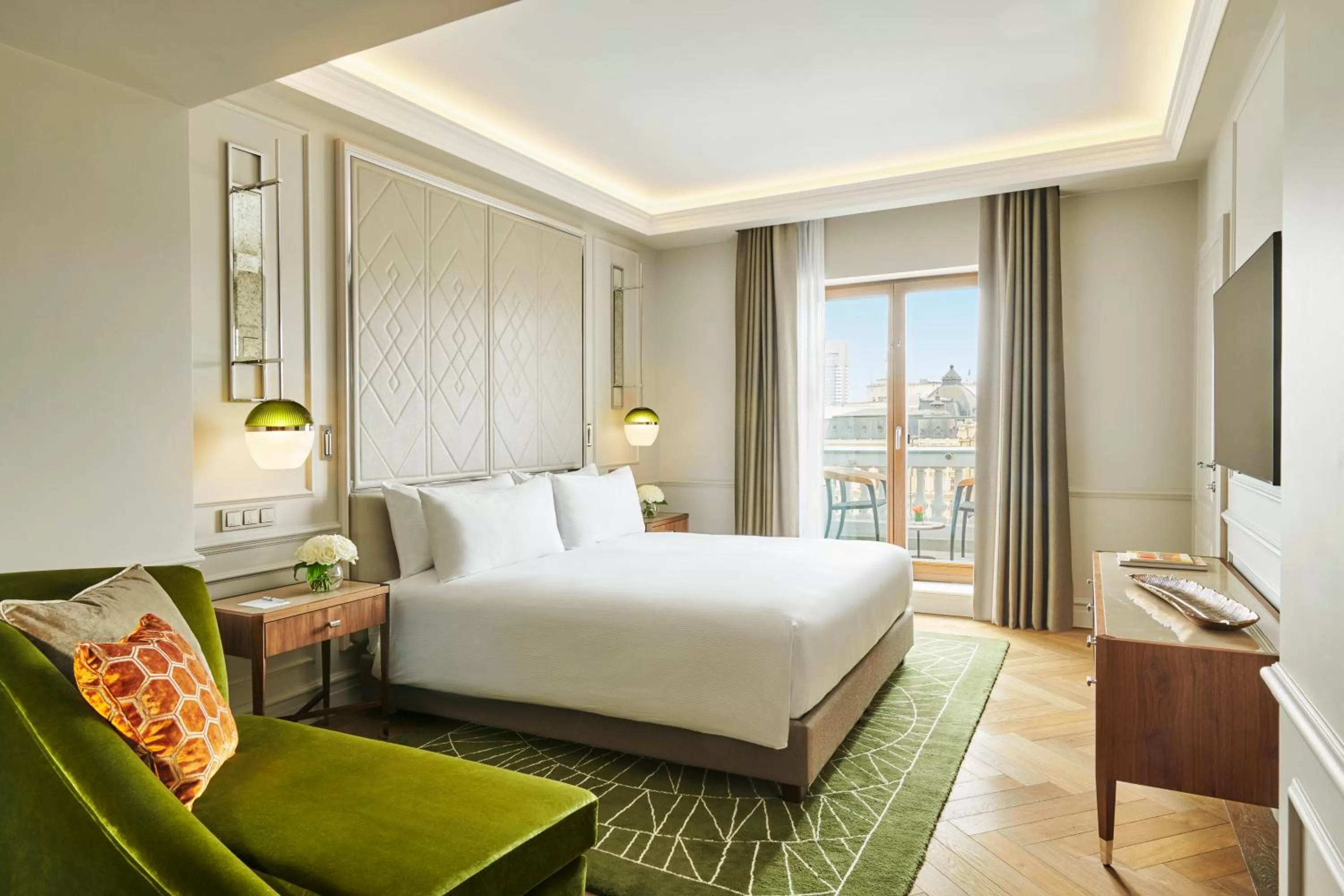 Bedroom, Bed in InterContinental Athenee Palace Bucharest by IHG