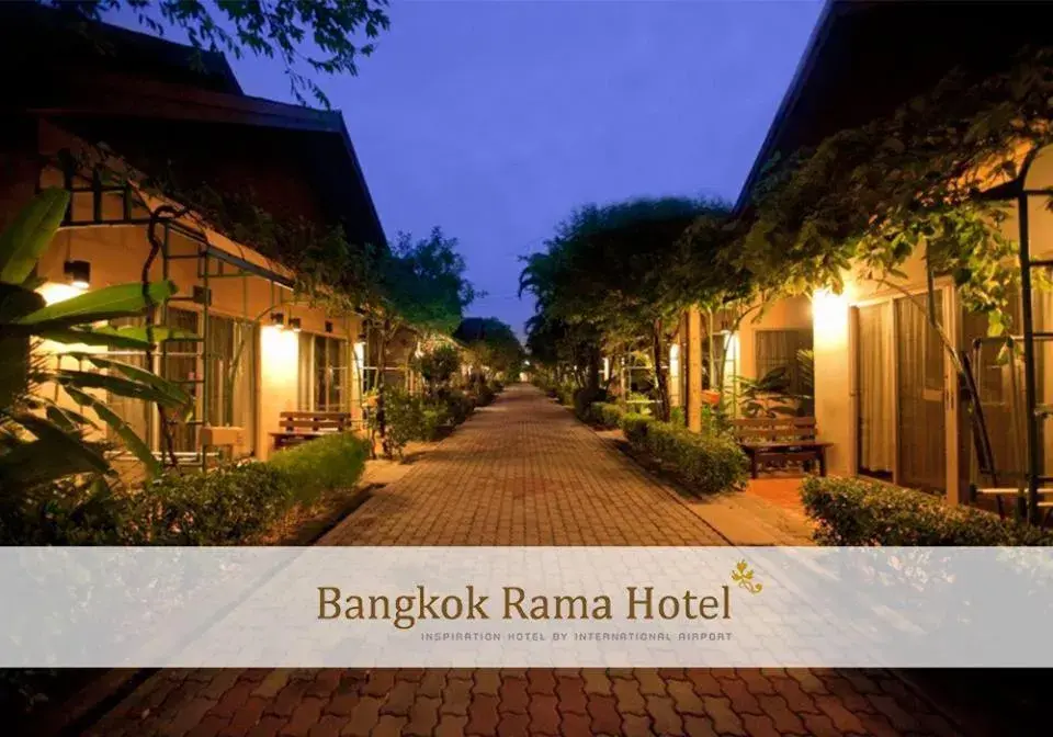 Night, Property Building in Bangkok Rama Hotel