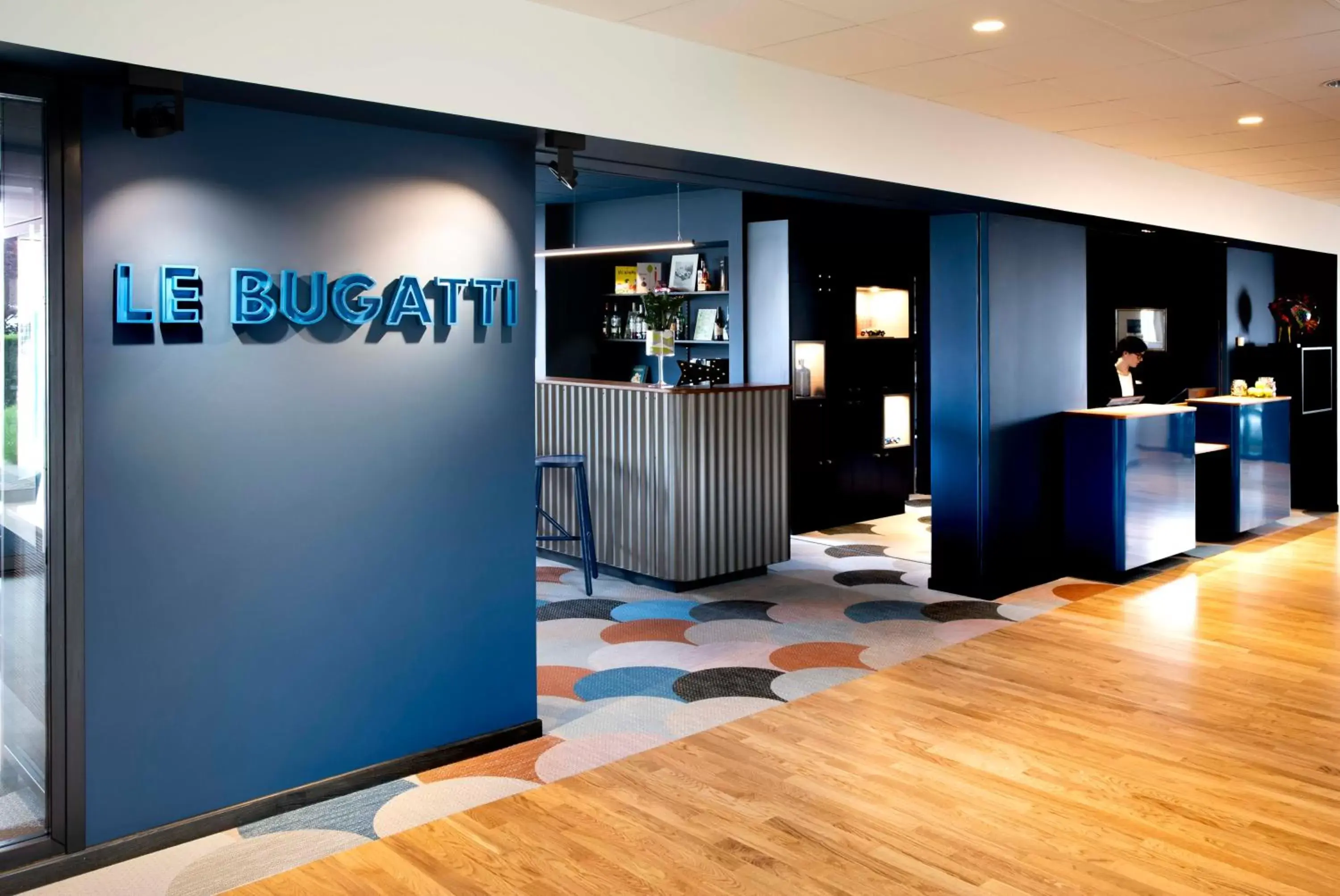 Lobby or reception in Hotel Le Bugatti