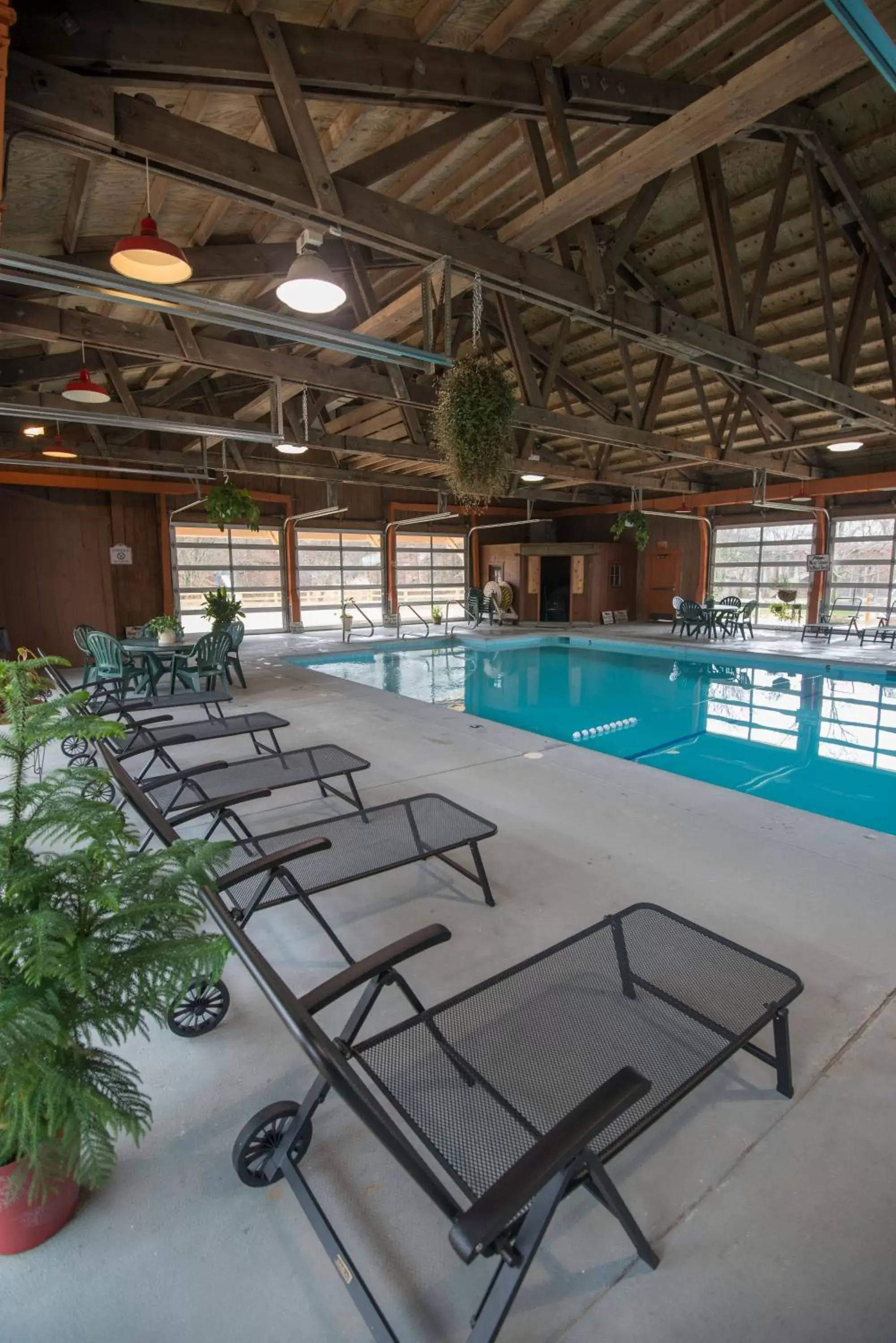 Patio, Swimming Pool in Brown County Inn