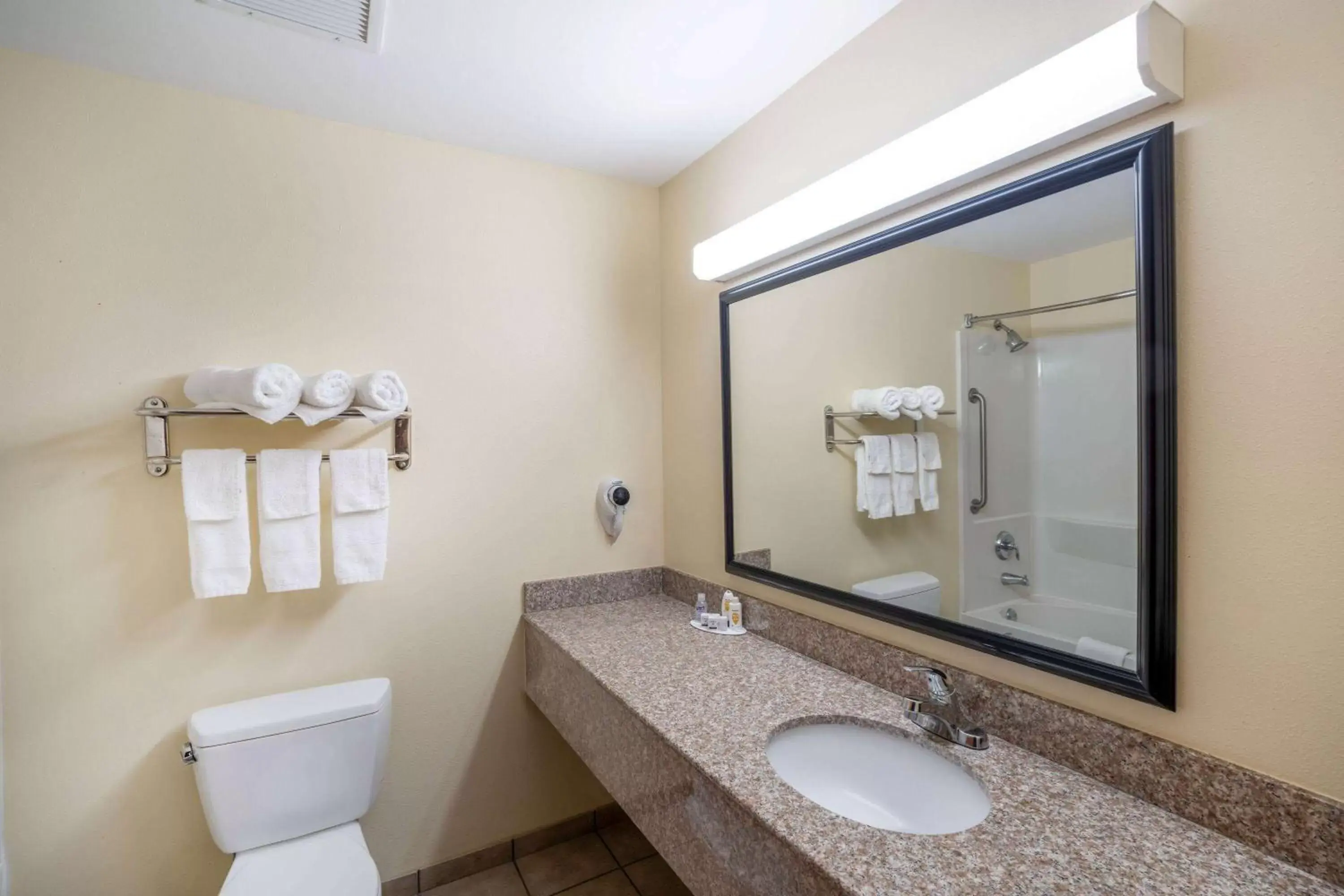TV and multimedia, Bathroom in Baymont by Wyndham Savannah South