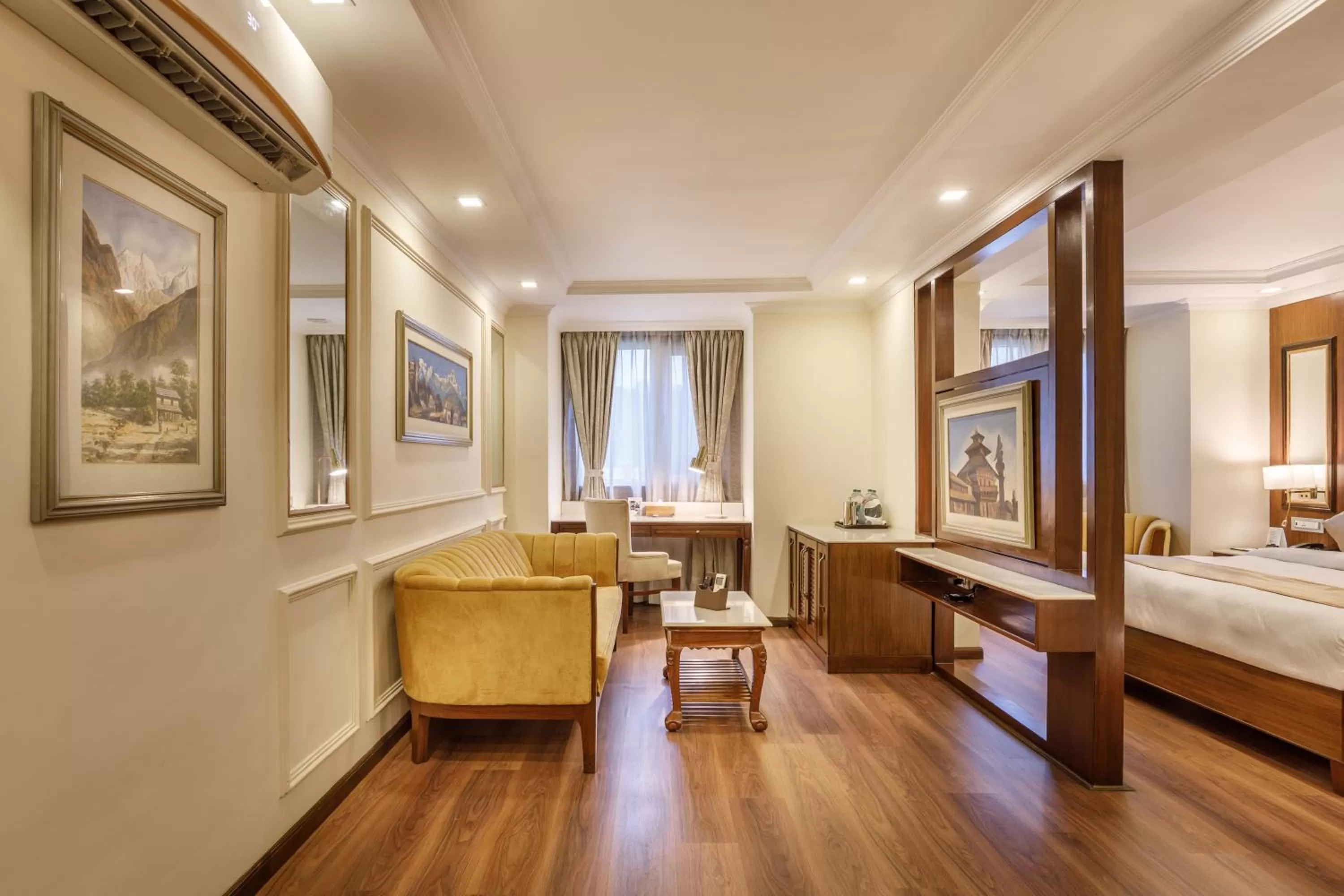 Bed in Hotel Shanker-Palatial Heritage Kathmandu