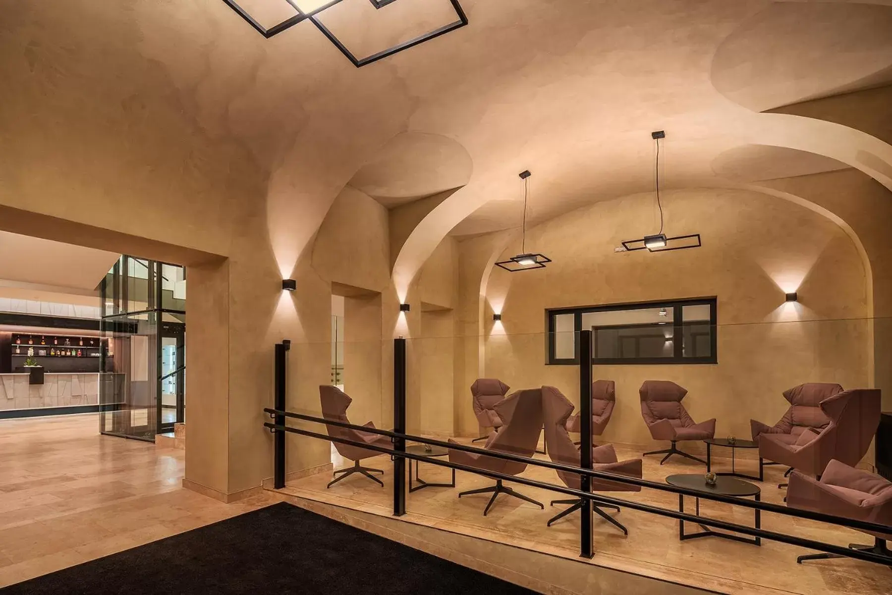 Lobby or reception in Hotel CUBE Prague Lobby or reception in Hotel CUBE Prague