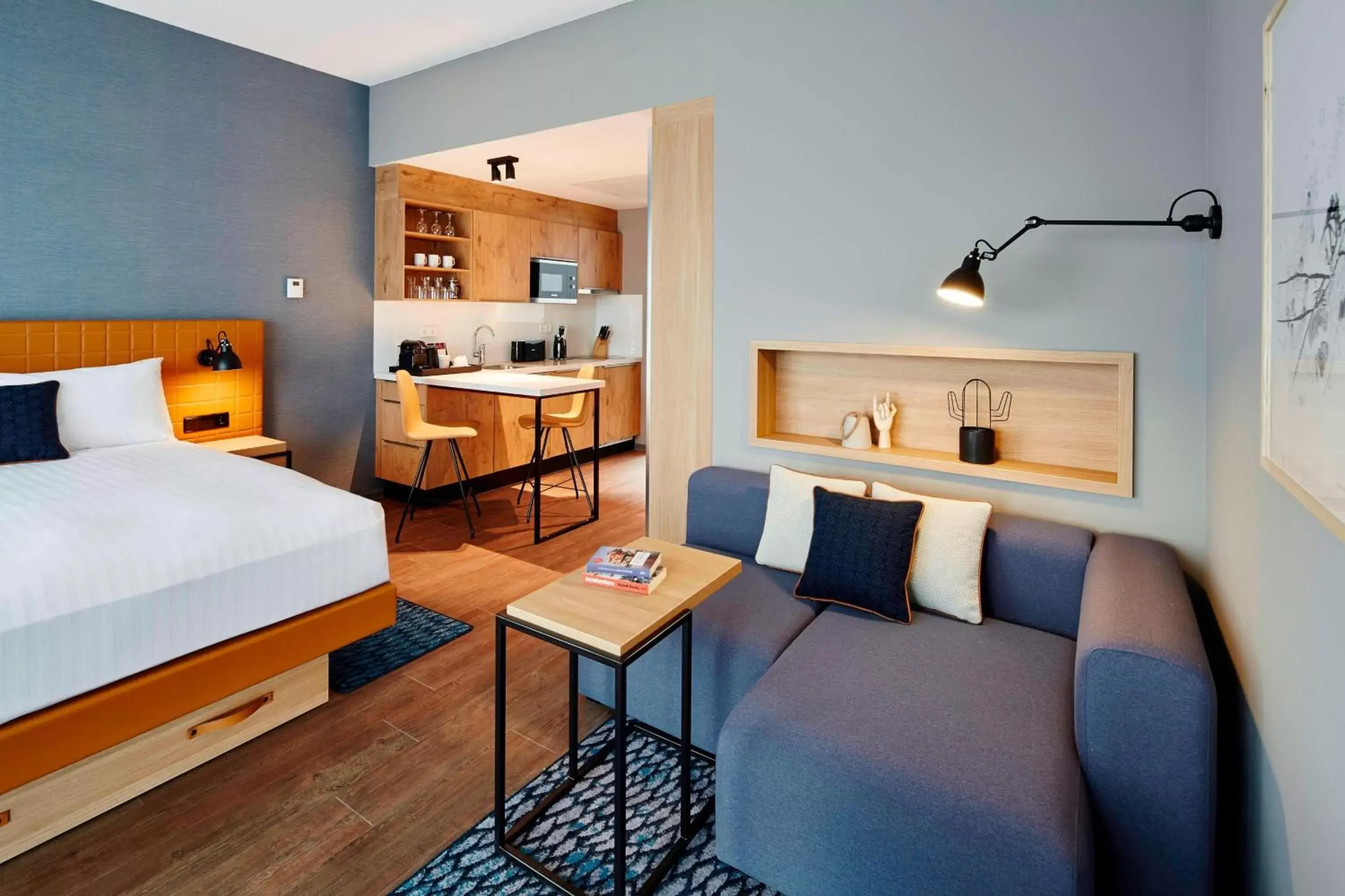 Bedroom, Seating Area in Residence Inn by Marriott Amsterdam Houthavens