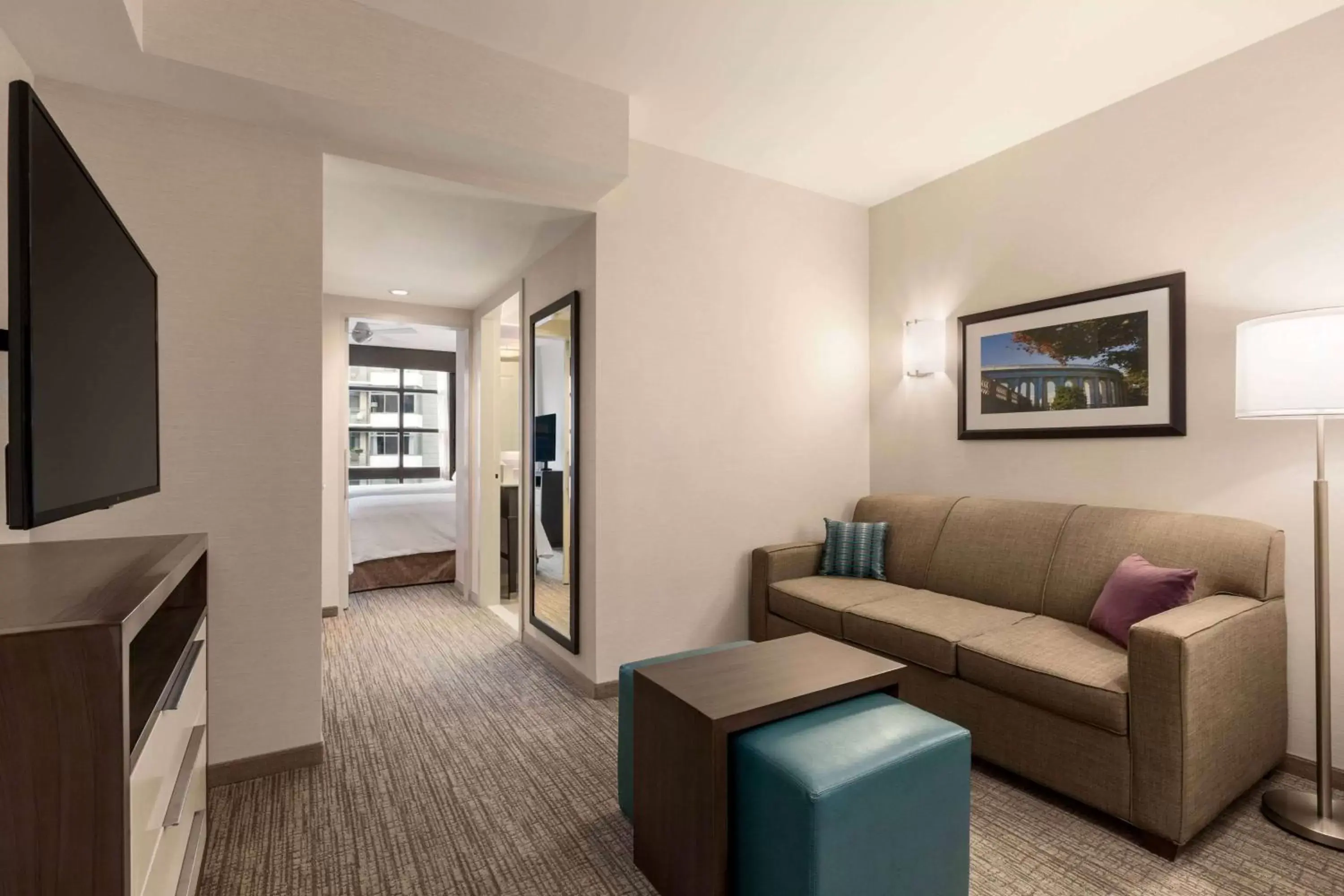 Bedroom, Seating Area in Homewood Suites by Hilton Washington DC Convention Center