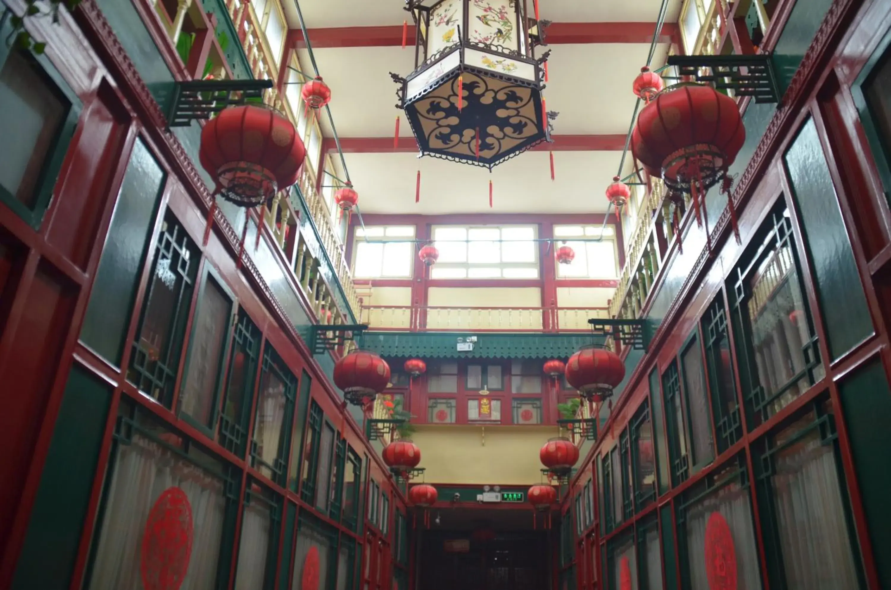 Decorative detail in Qianmen Courtyard Hotel