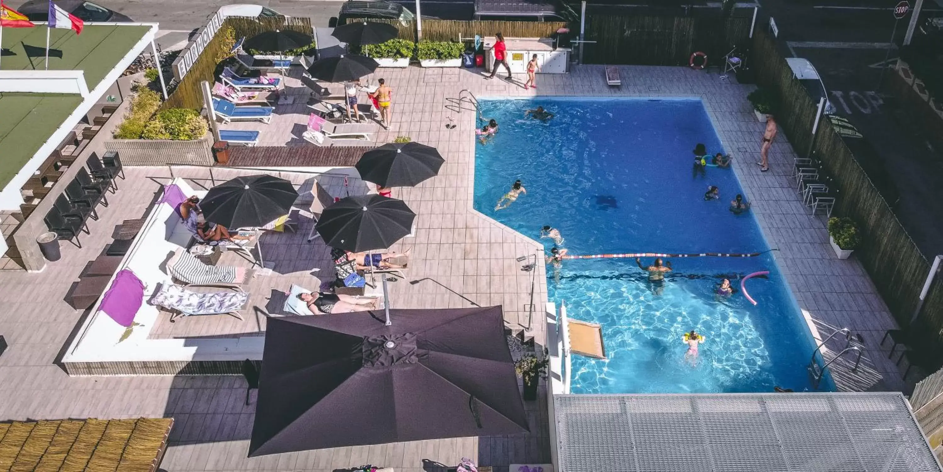Swimming pool, Pool View in Eurhotel