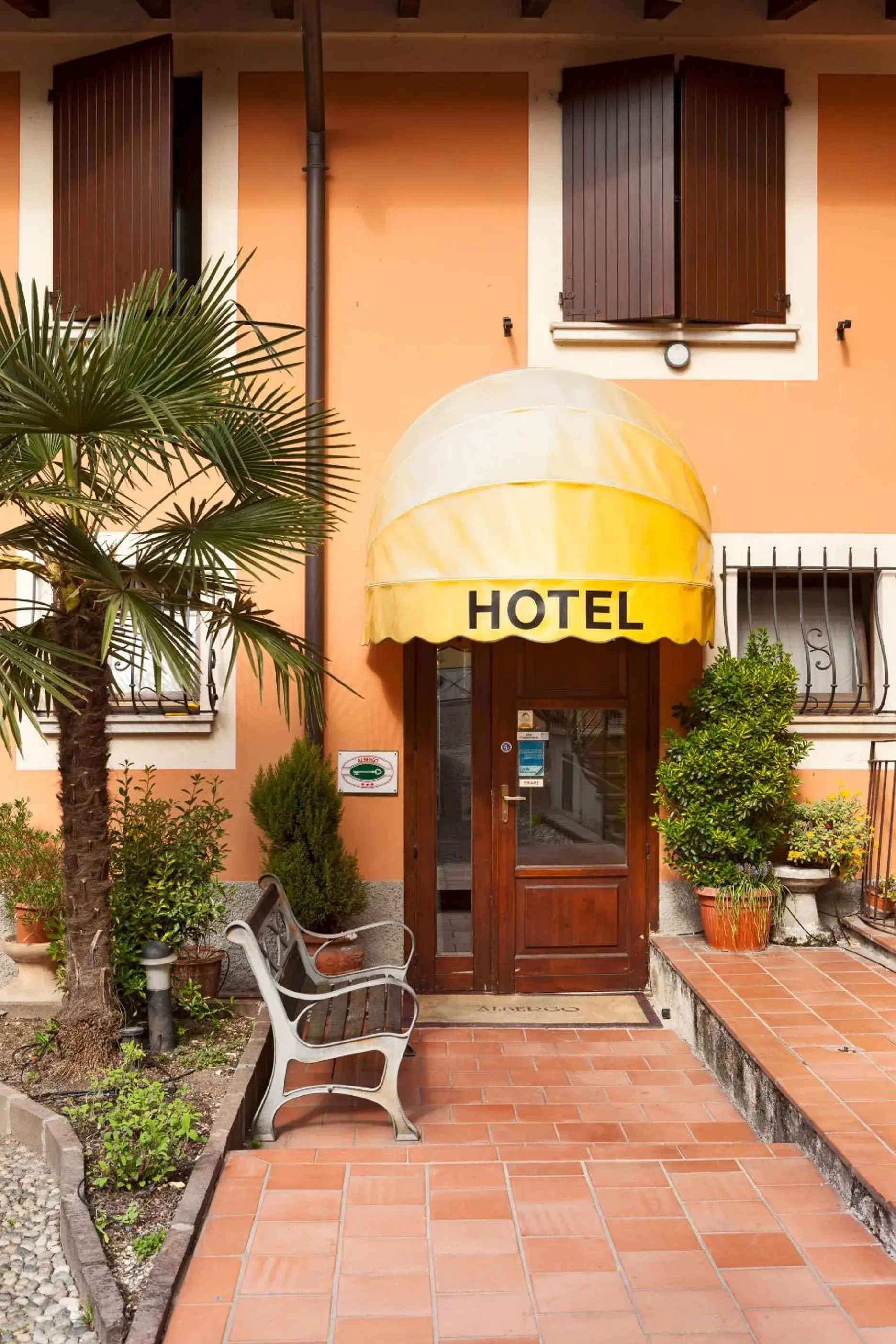 Facade/entrance in Hotel Antica Fonte