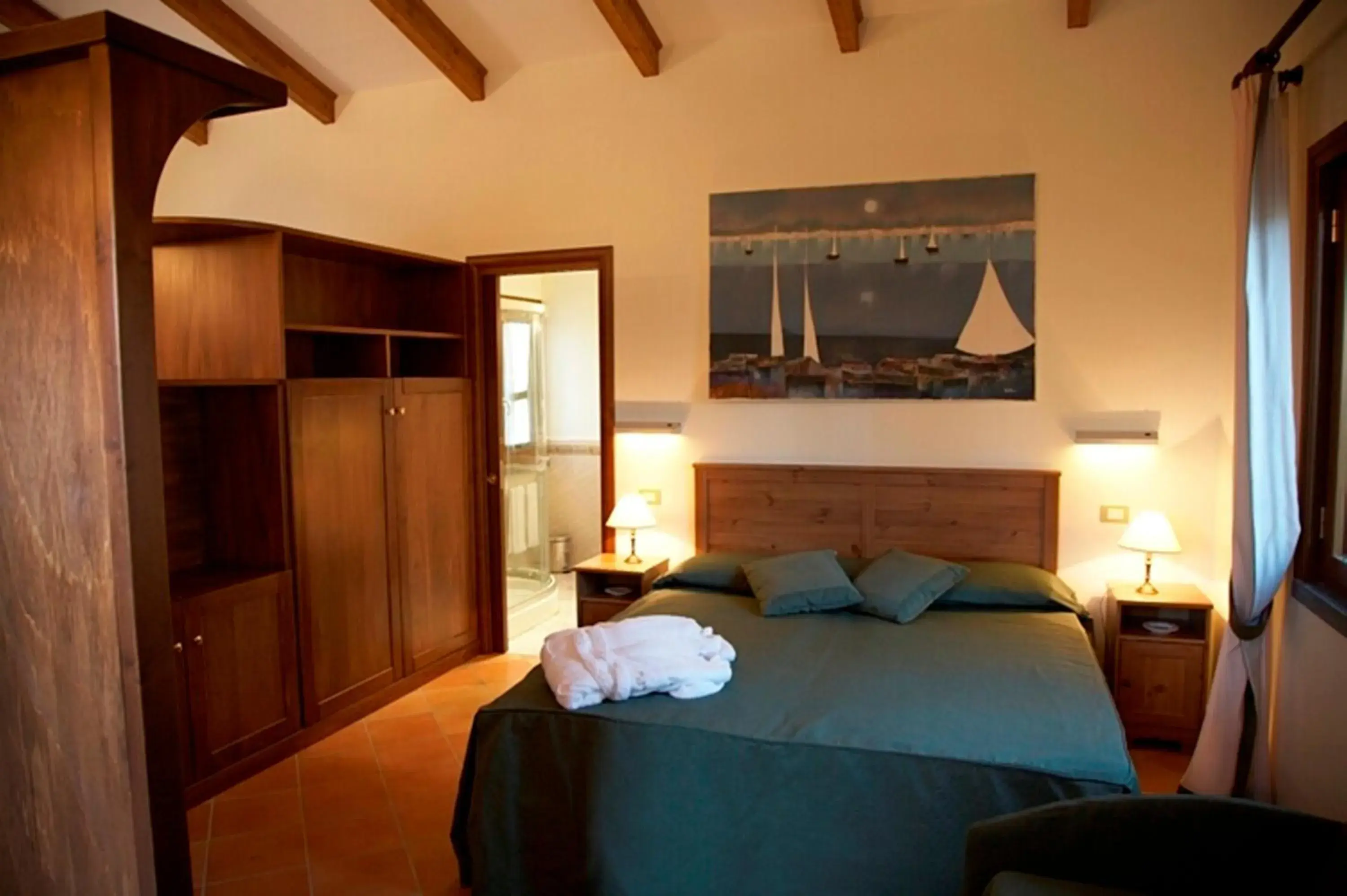 Bedroom, Bed in Hotel O Sole Mio