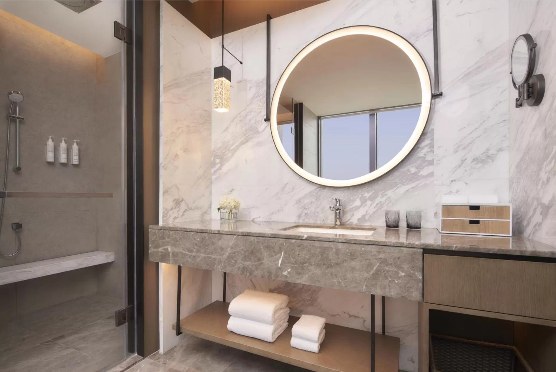 Bathroom in Jinhua Marriott Hotel