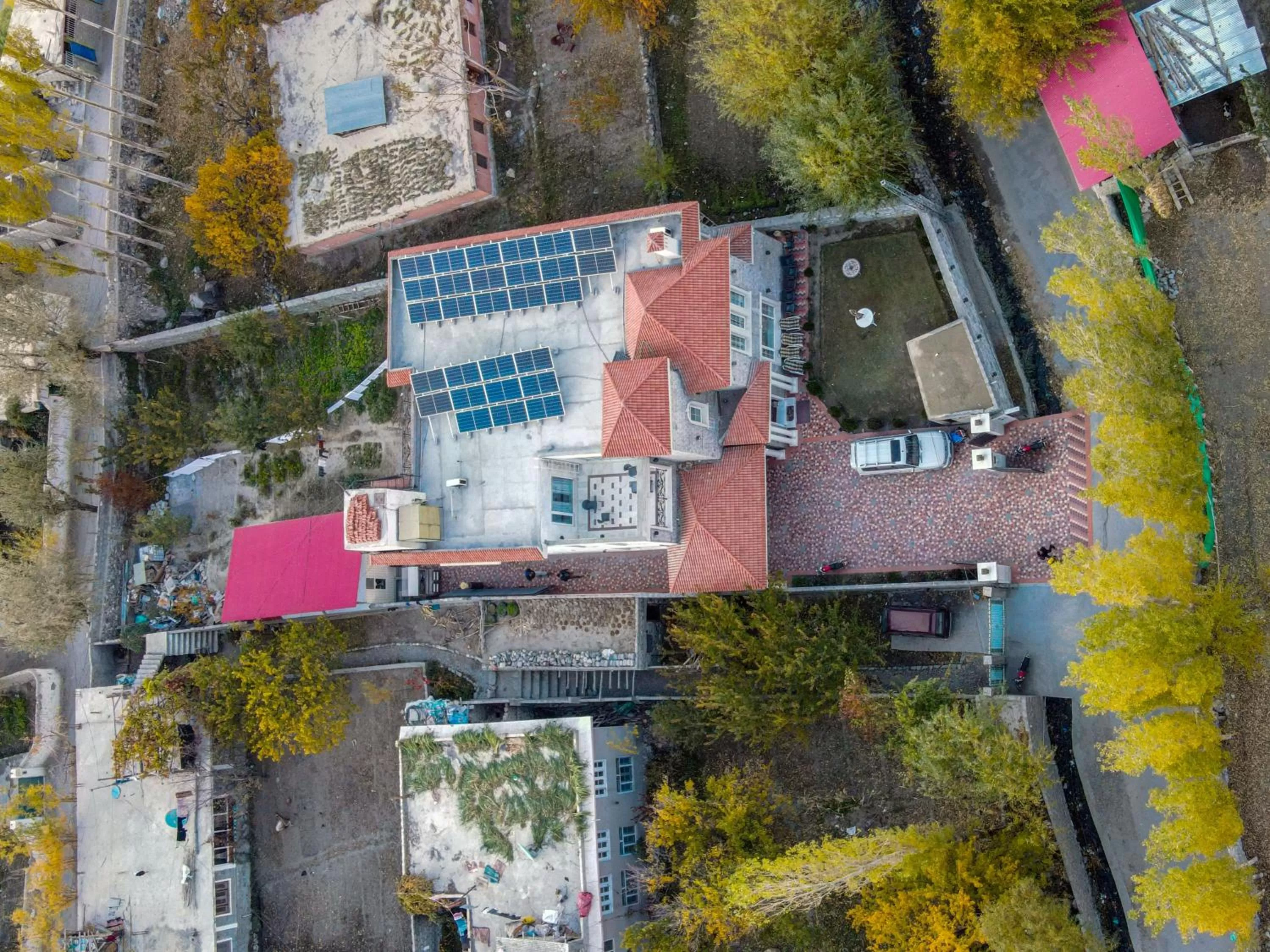 Bird's-eye View in Arish Luxury Suites