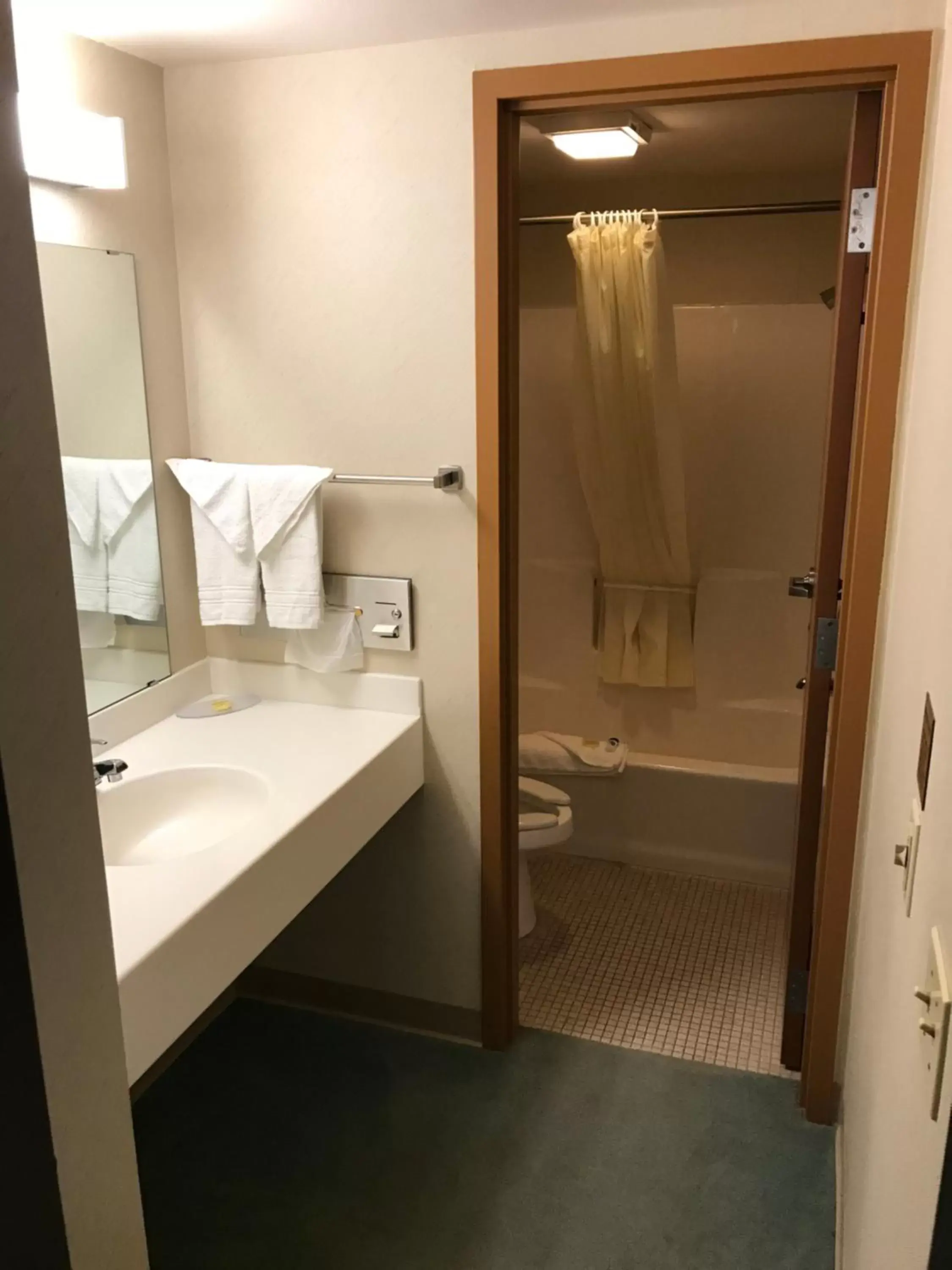 Bathroom in Econo Lodge Inn & Suites