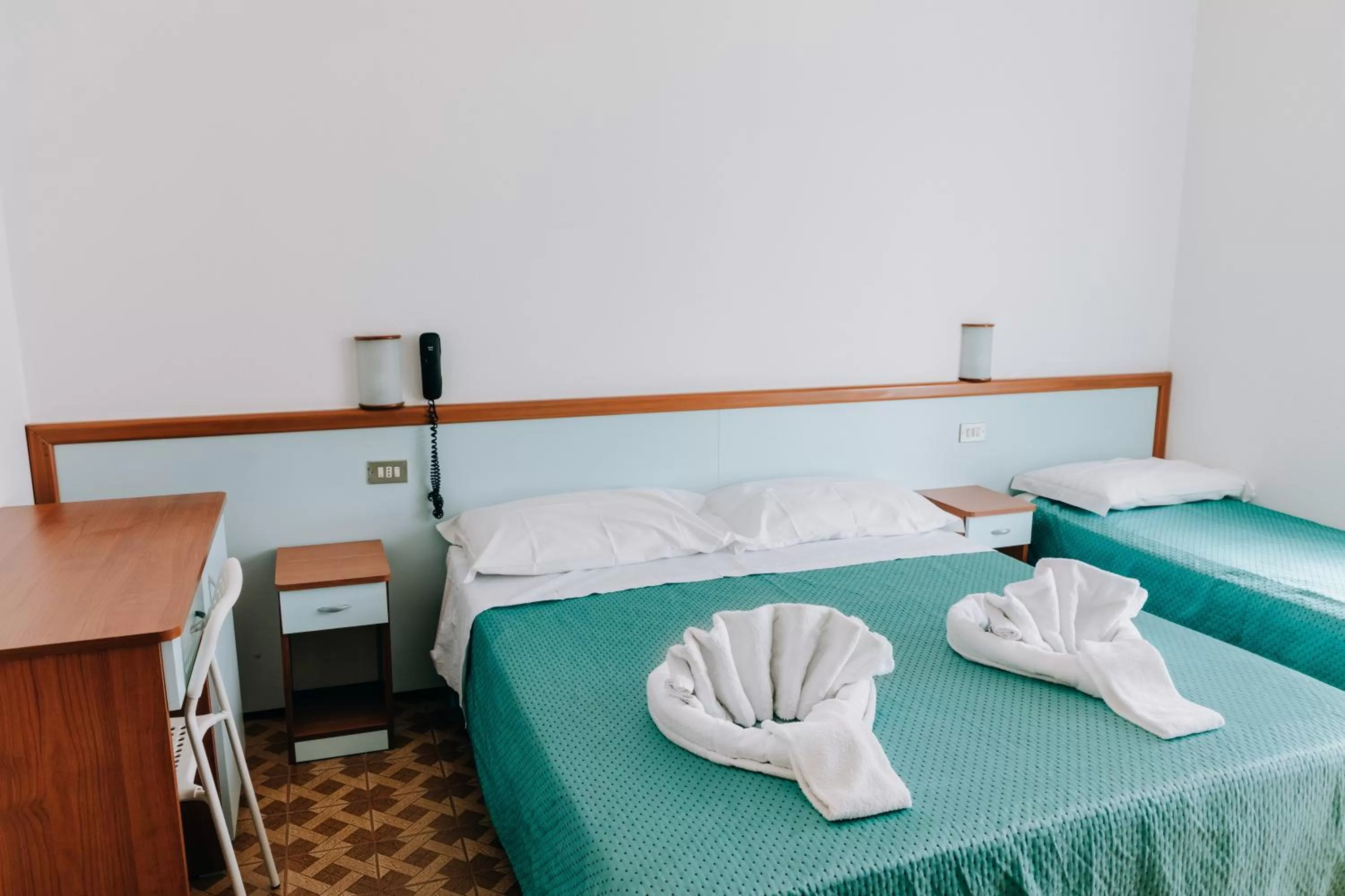 Bed in Hotel Villa Claudia