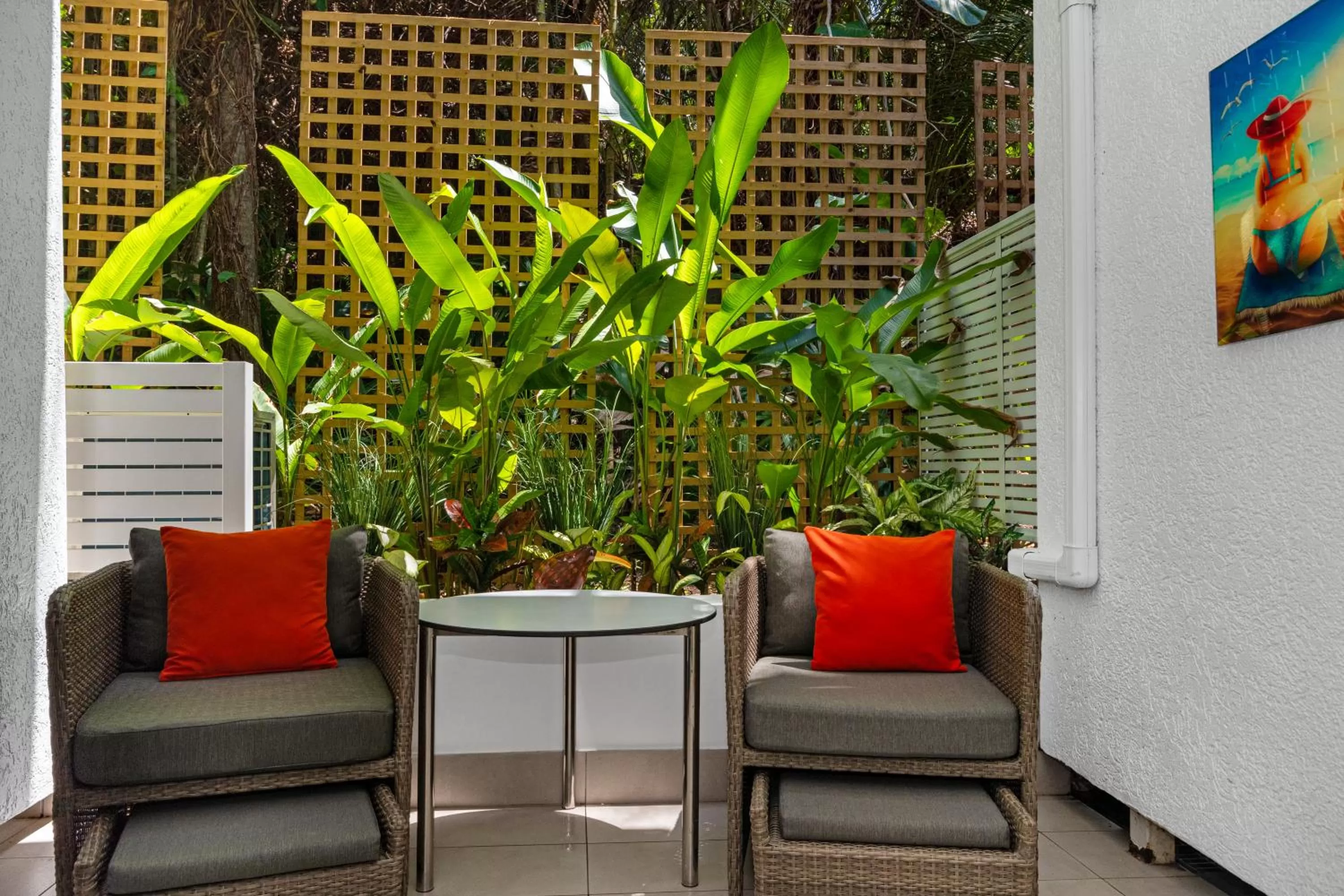 Seating area in By The Sea Port Douglas