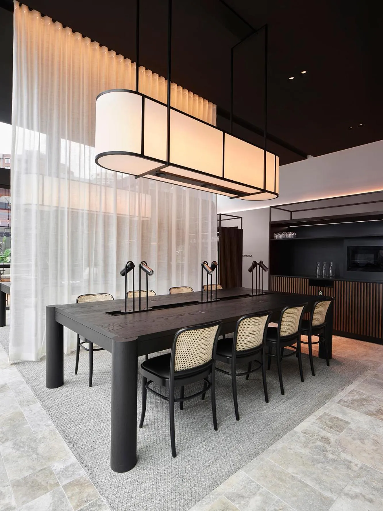 Library in Little National Hotel Sydney