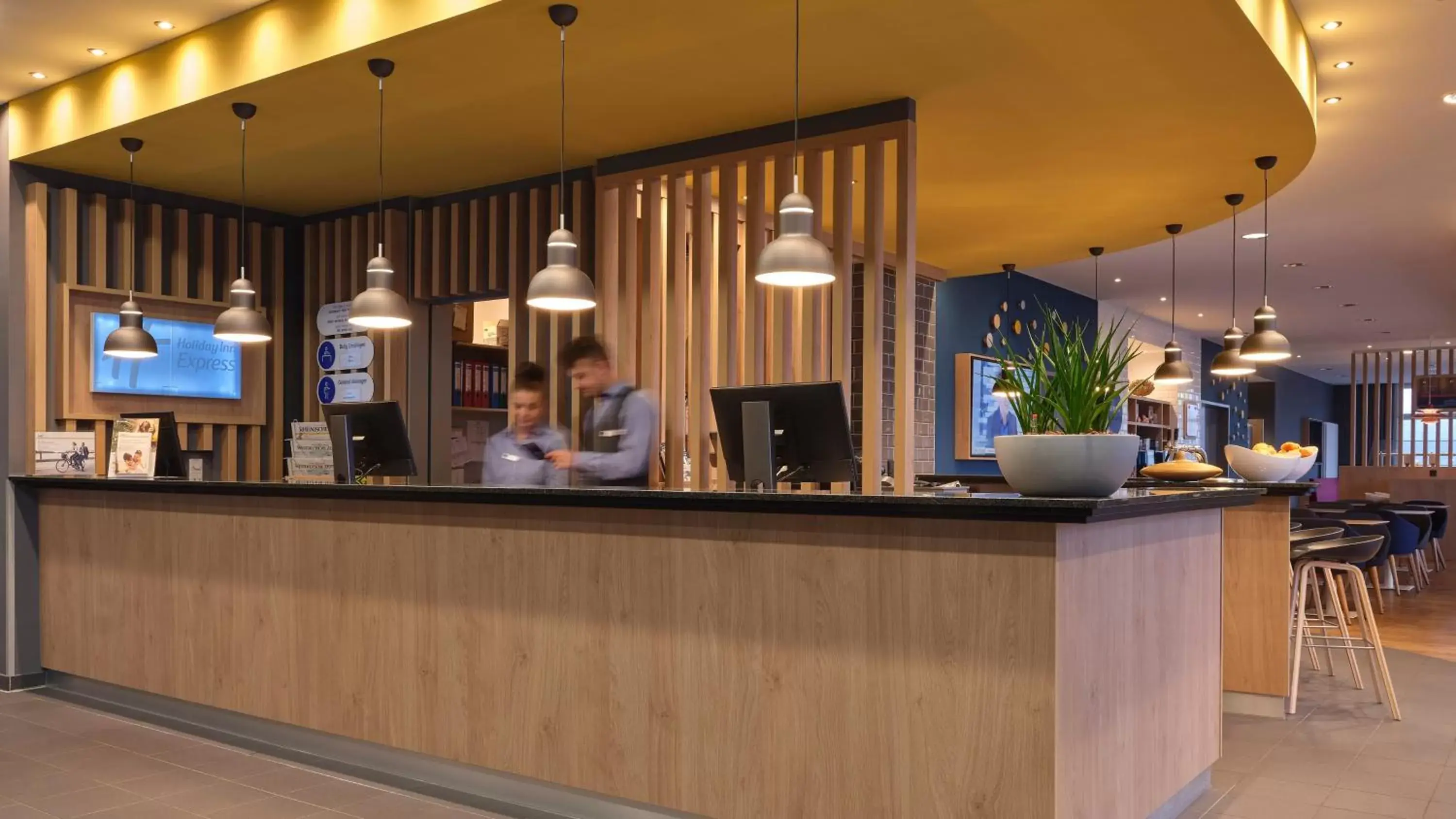 Property building, Lobby/Reception in Holiday Inn Express Duesseldorf City Nord, an IHG Hotel