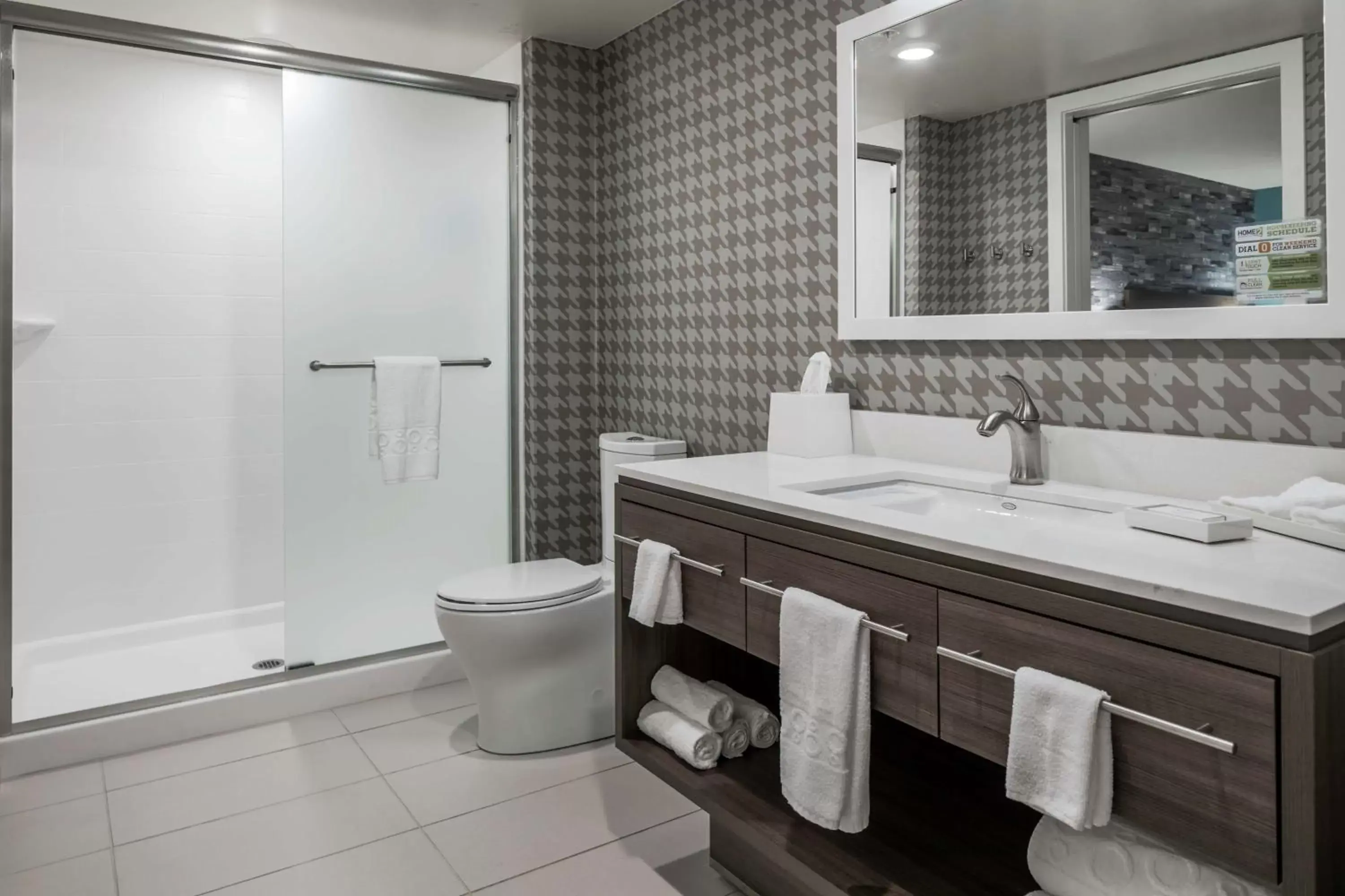 Bathroom in Home2 Suites By Hilton Dayton Centerville