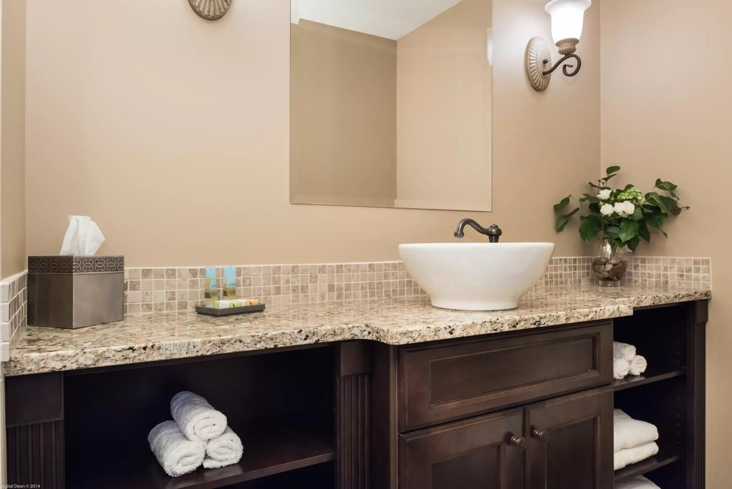 Bathroom in The Castle at Swan Lake