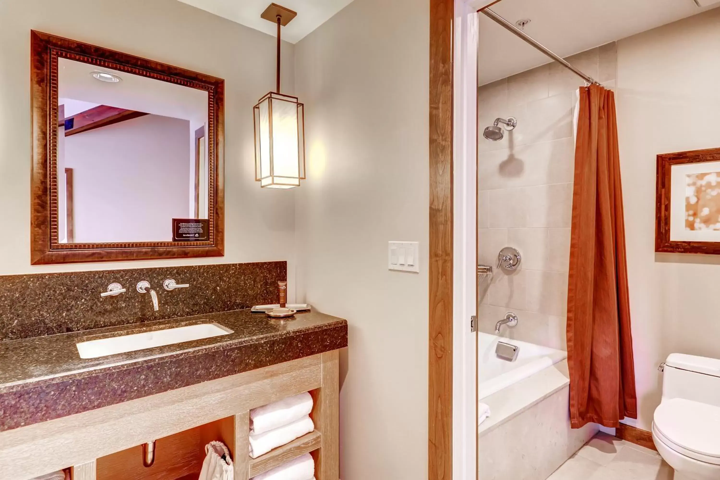 Bathroom in The Osprey at Beaver Creek, a RockResort