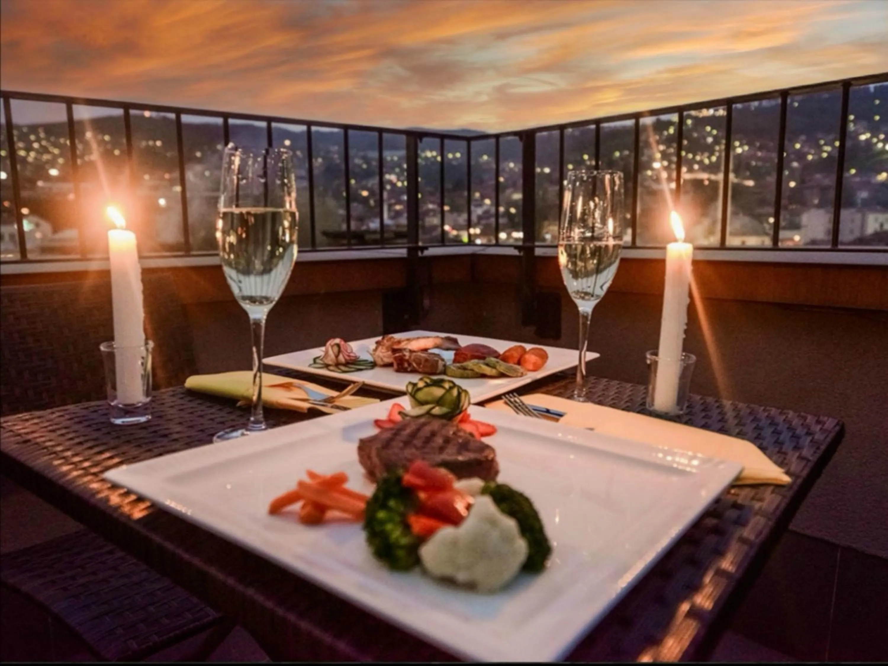 Food close-up in Hotel President Sarajevo