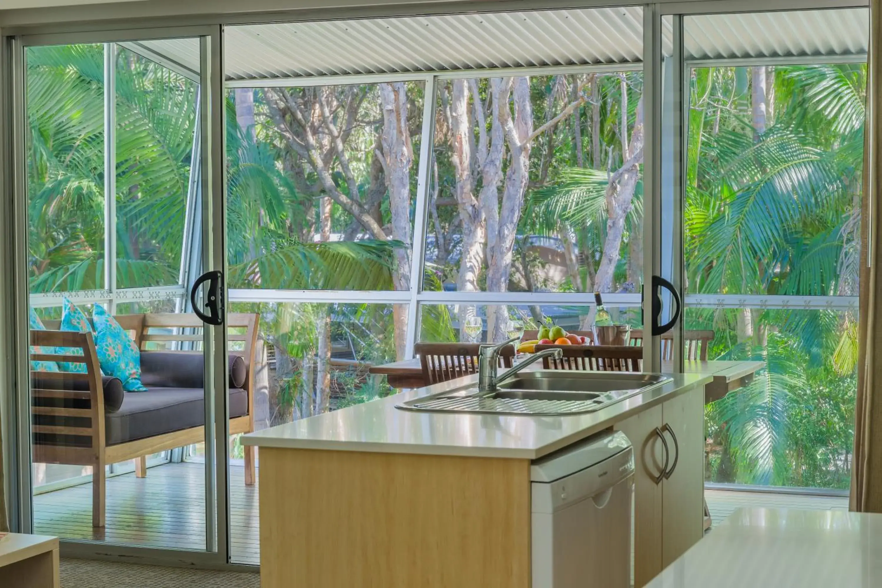 Garden view in NRMA Angourie Resort, Yamba Garden view in NRMA Angourie Resort, Yamba