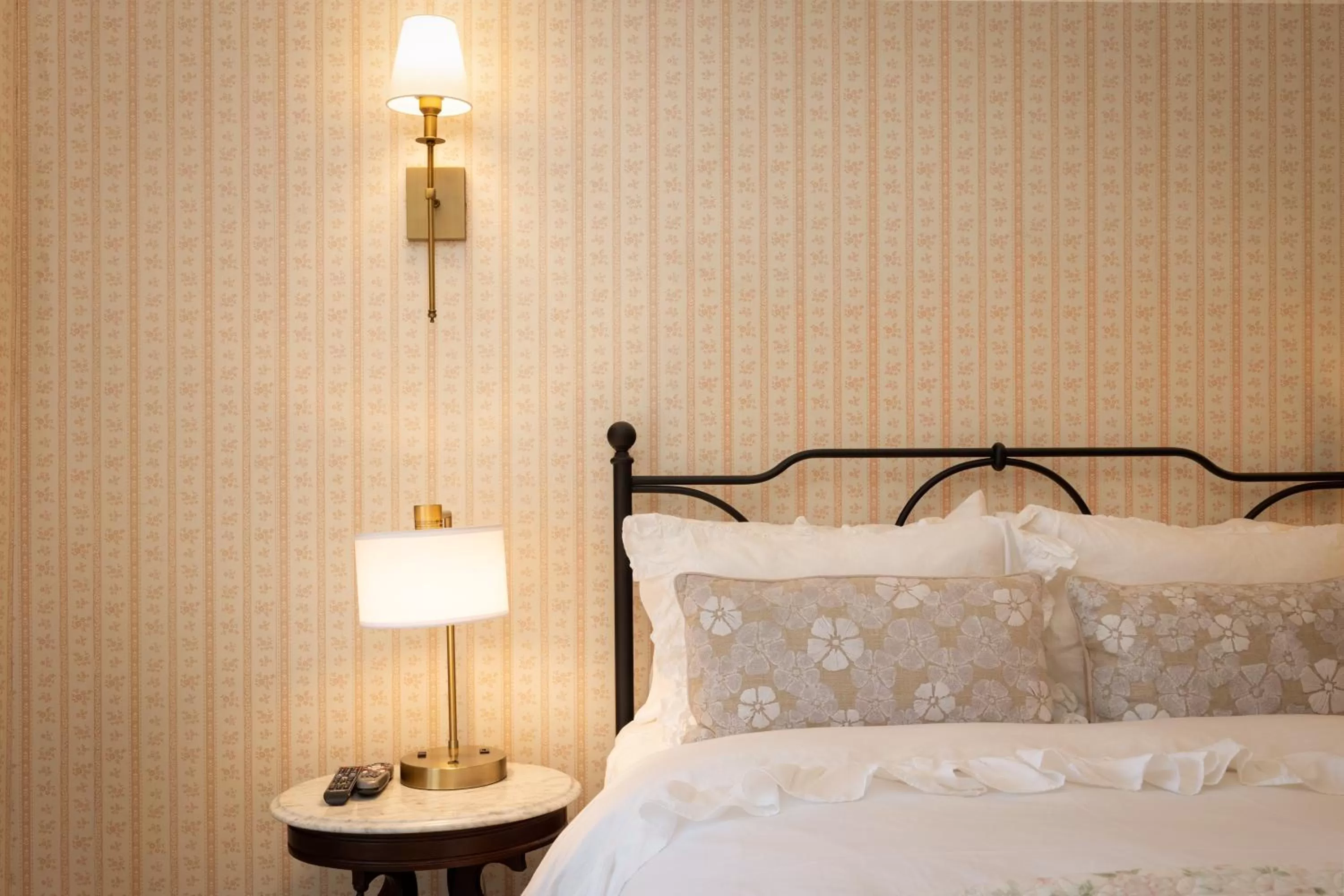 Bed in Mill Rose Inn