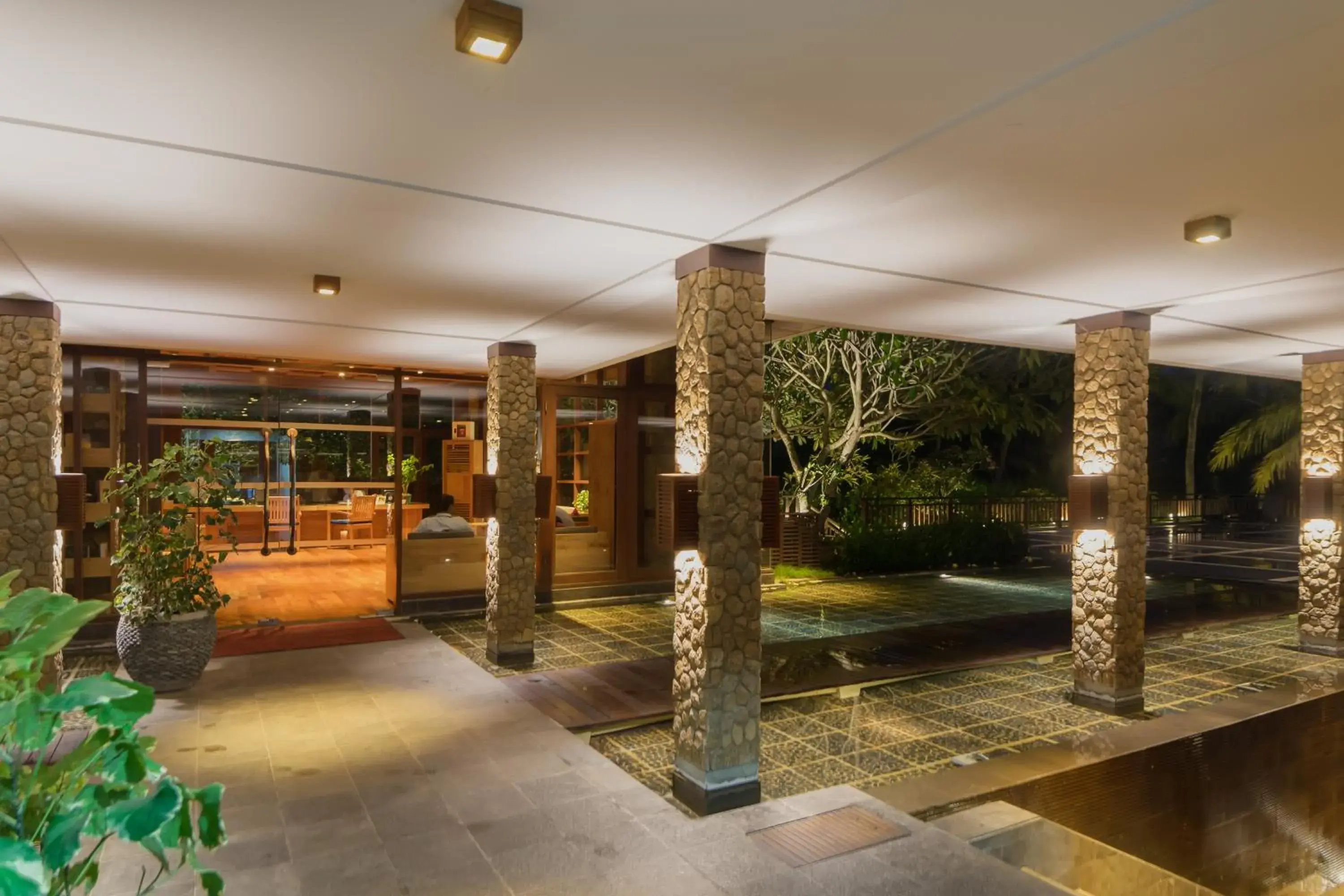 Lobby or reception in The Samaya Ubud Lobby or reception in The Samaya Ubud