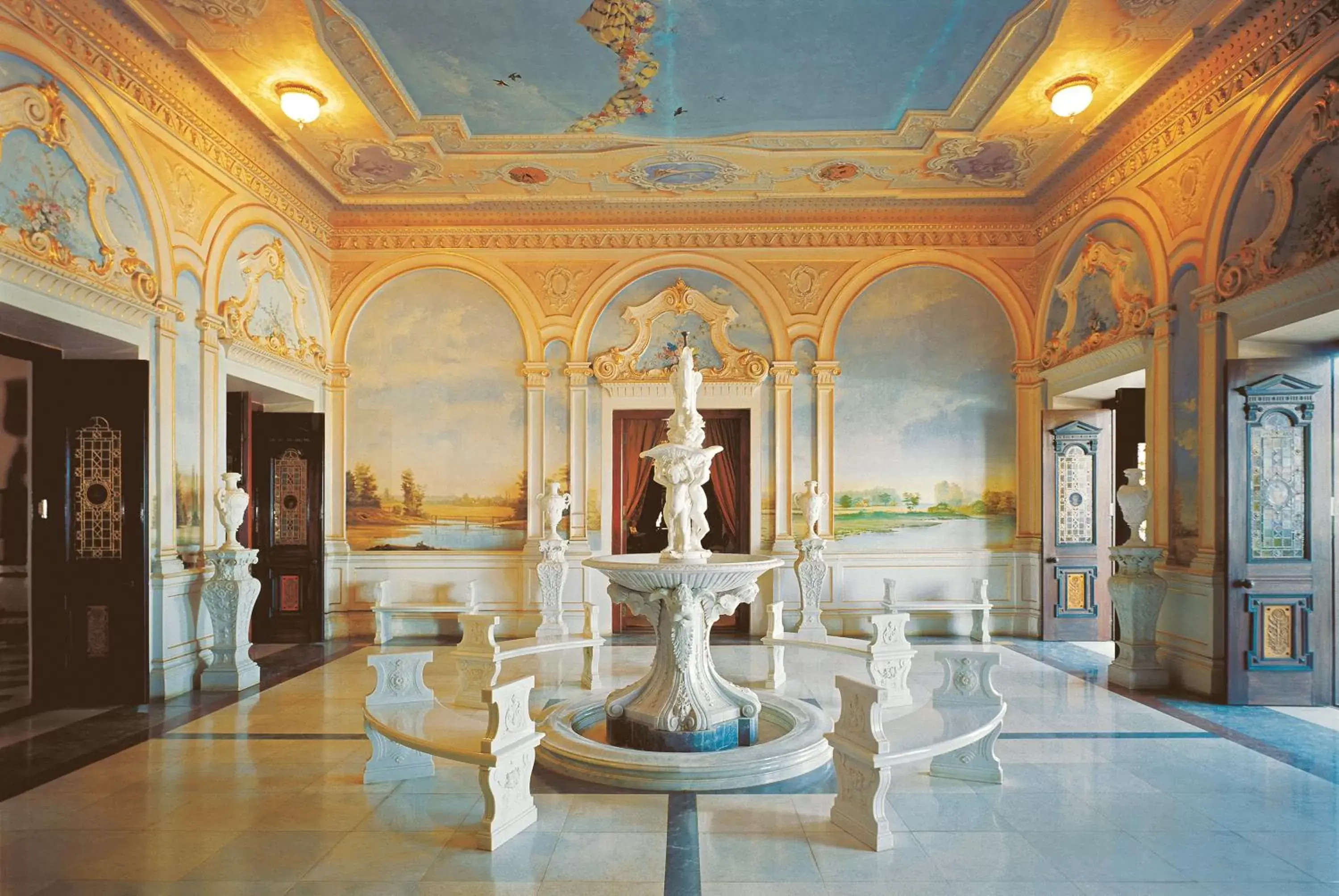 Decorative detail, Lobby/Reception in Taj Falaknuma Palace