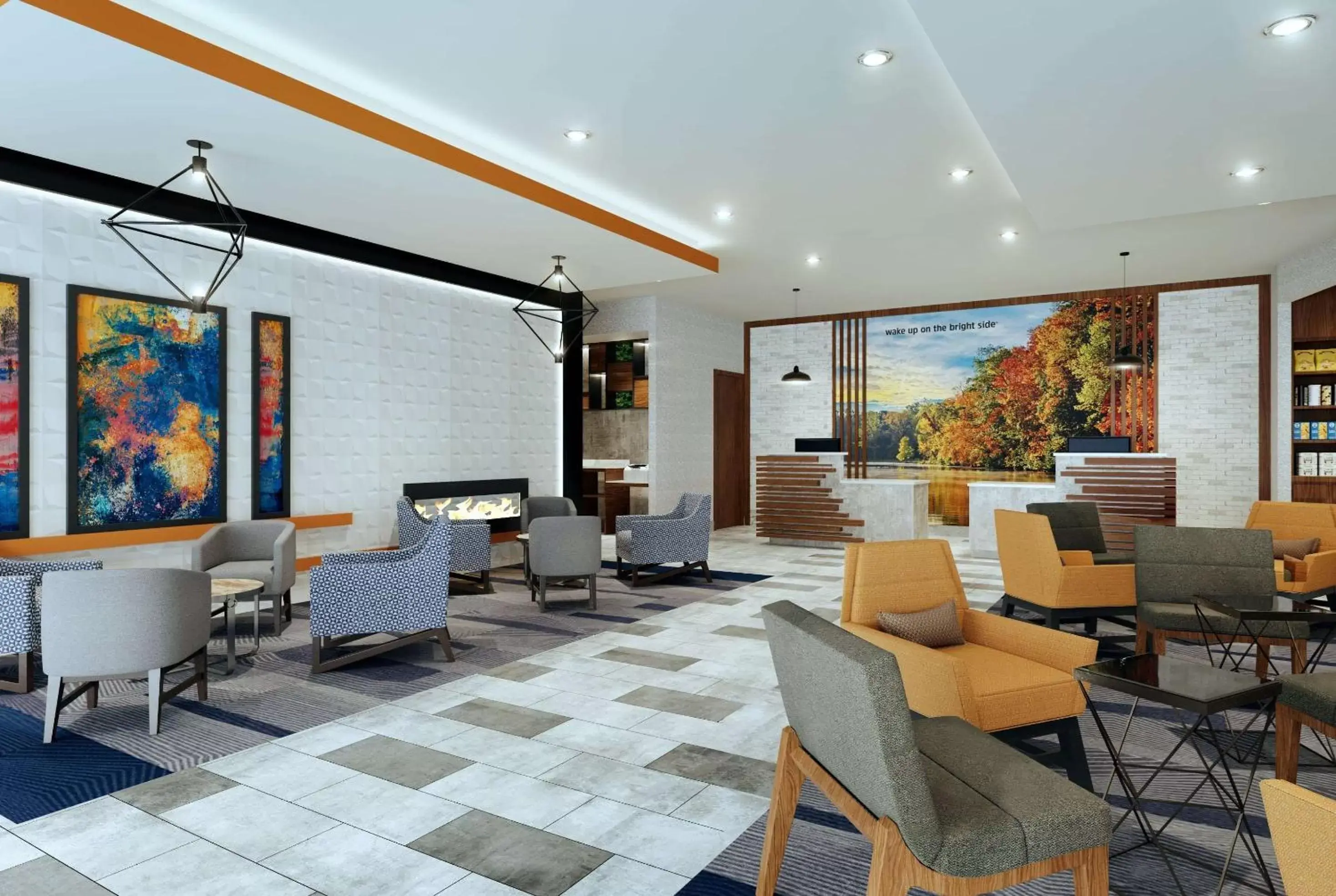 Lobby or reception, Lobby/Reception in La Quinta Inn & Suites by Wyndham Marysville