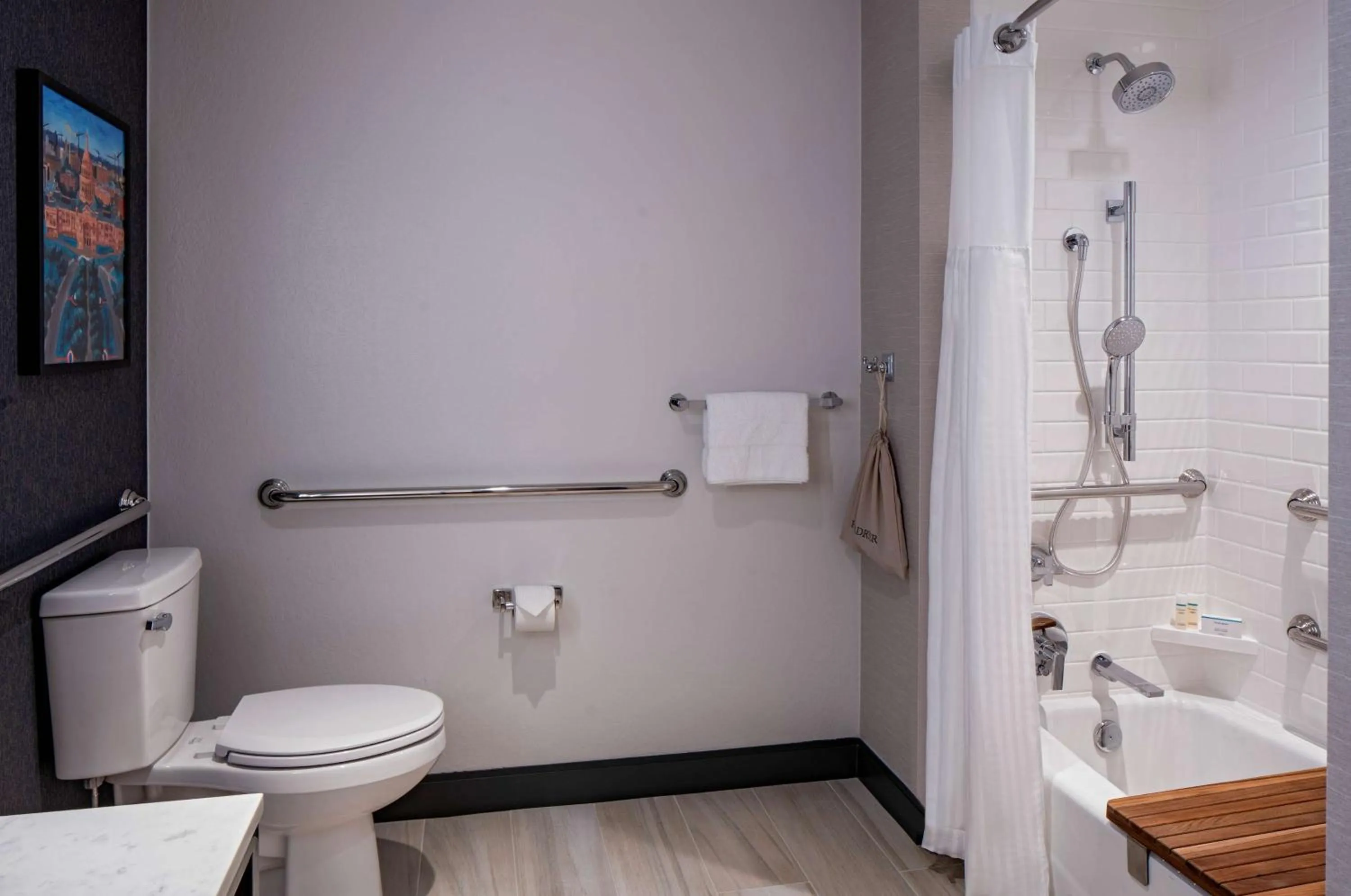 Bathroom in Hilton Garden Inn Austin University Capitol District