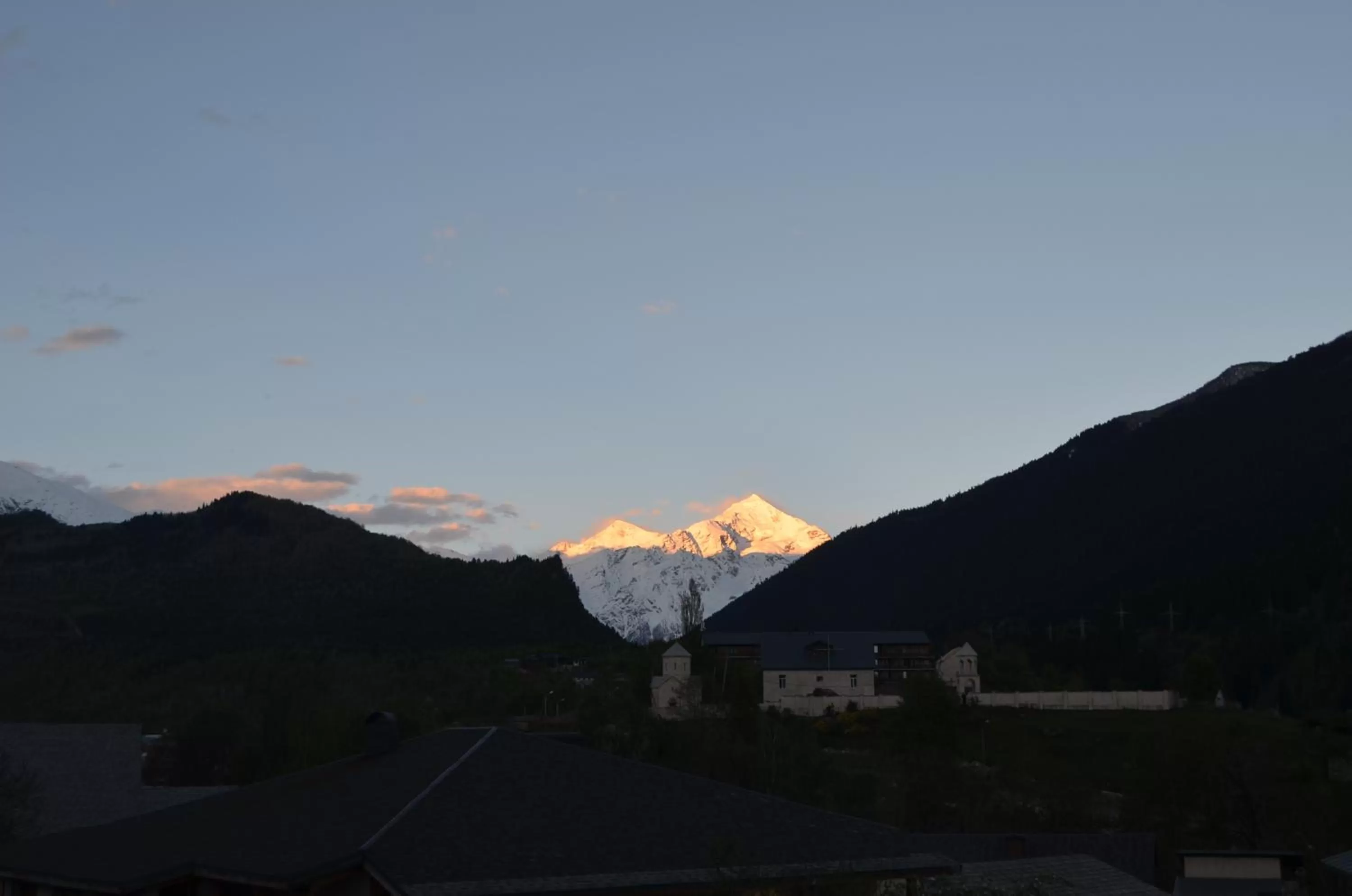 Mountain view in Hotel Svanseti