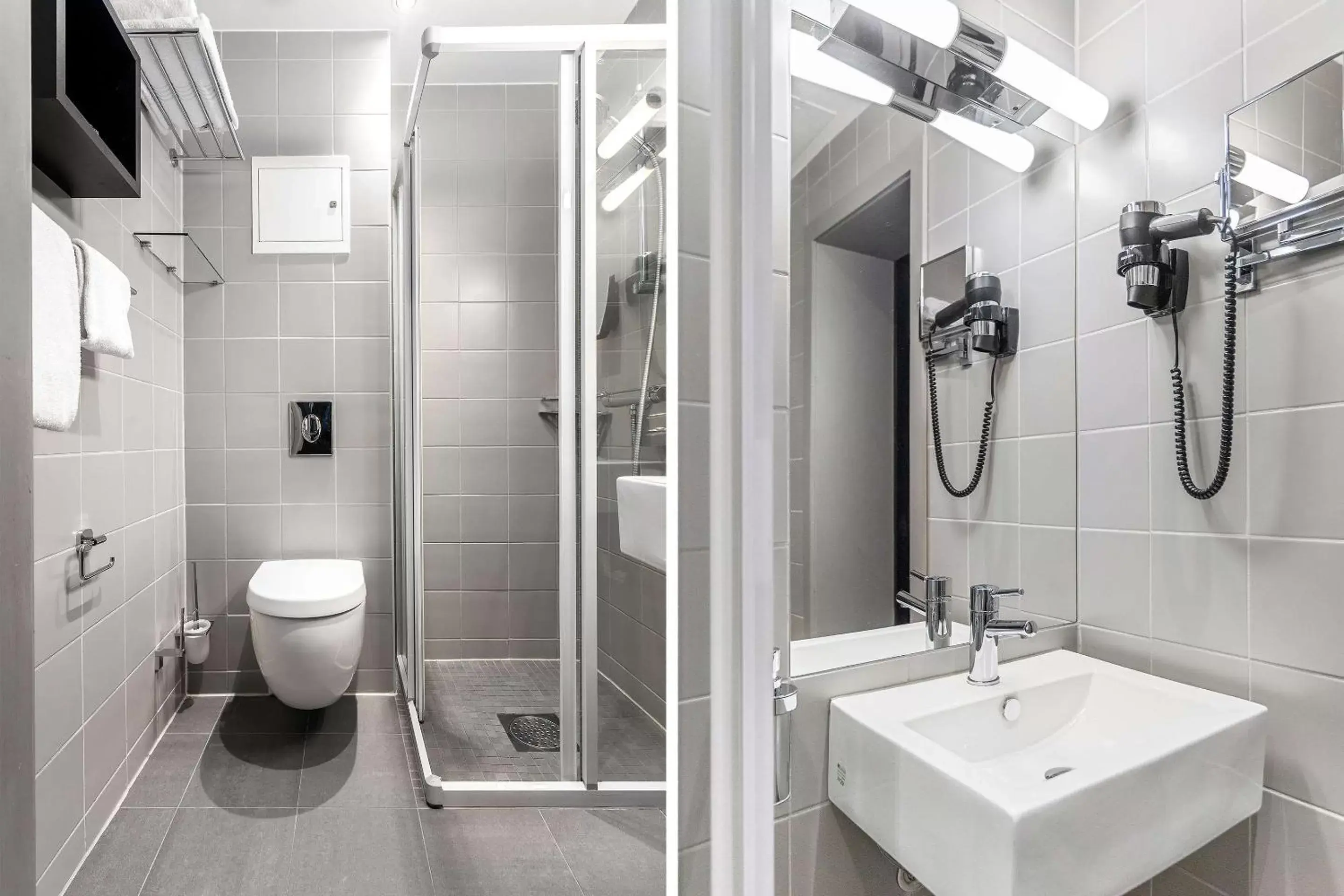 Bedroom, Bathroom in Saga Hotel Oslo; BW Premier Collection