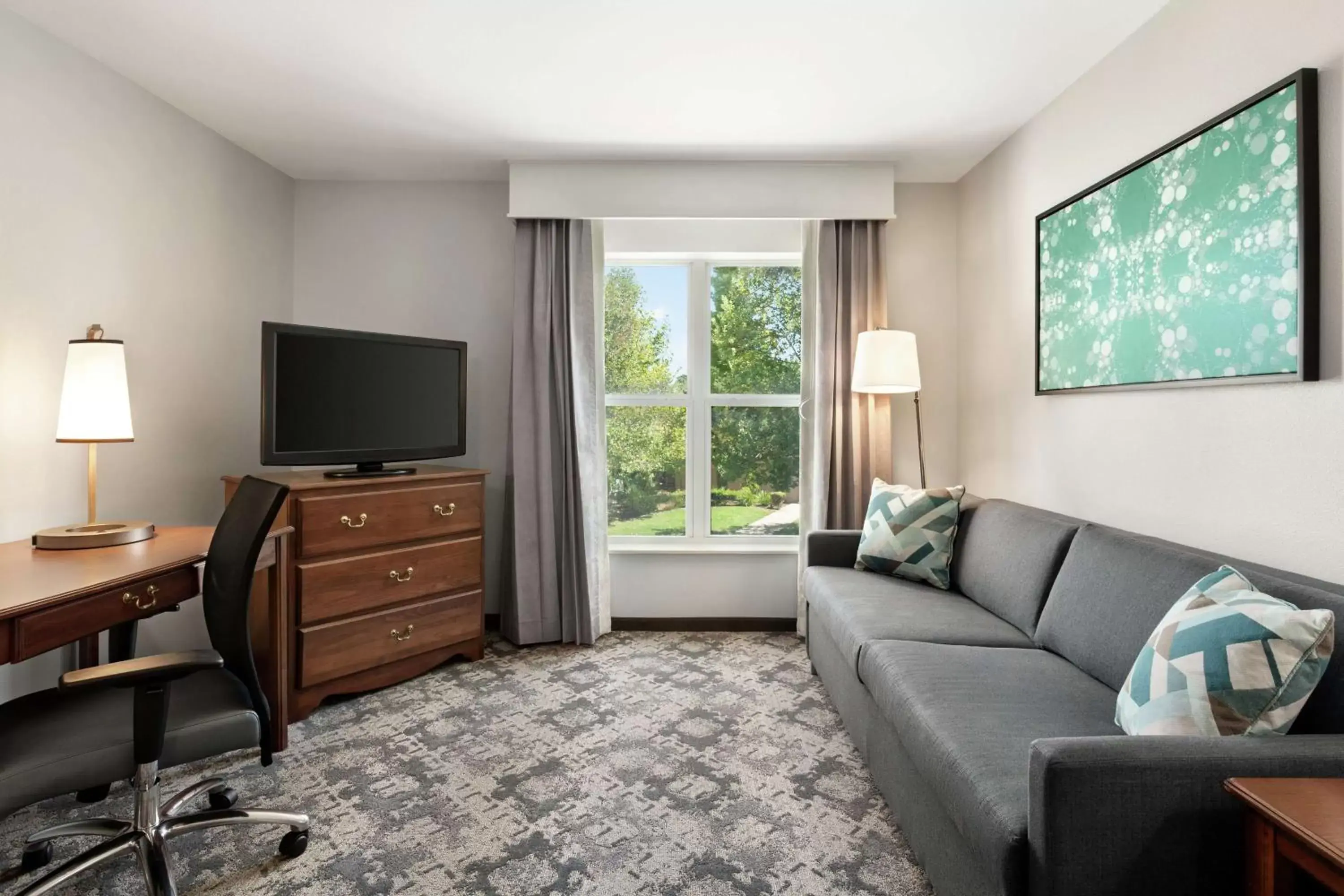 Living room, Seating Area in Homewood Suites by Hilton Sacramento/Roseville