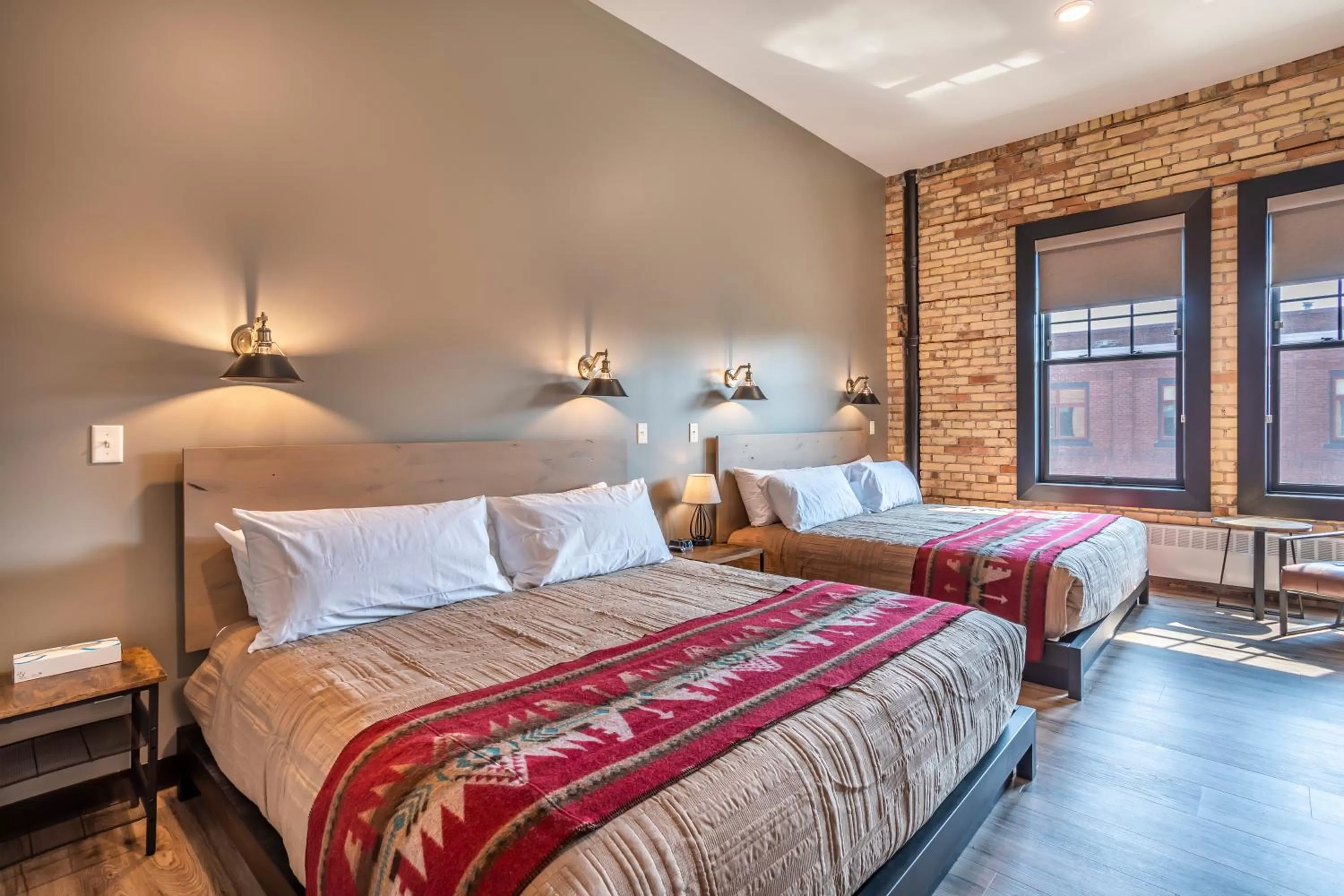 Bed in Crosby Lofts