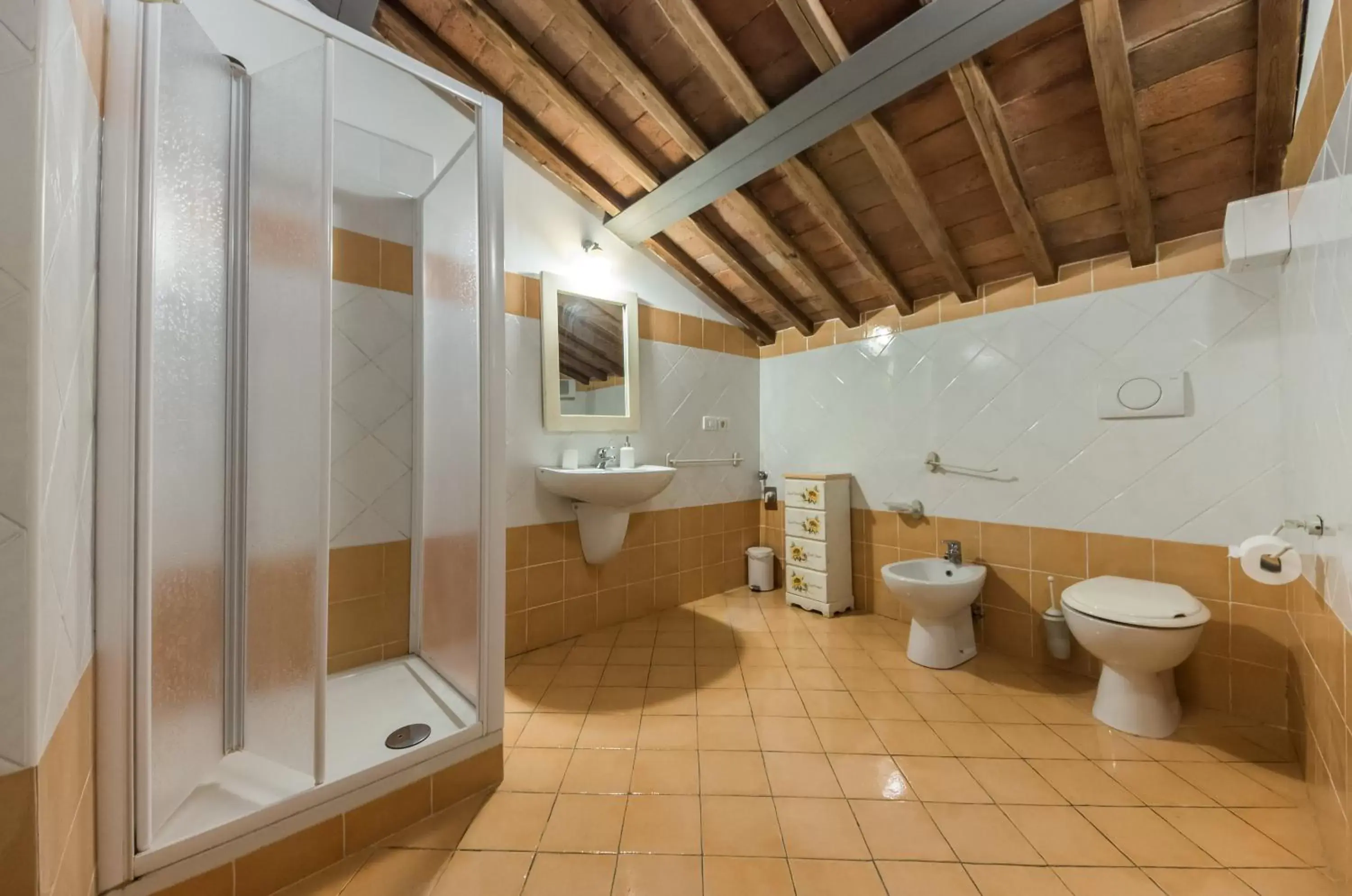 Shower, Bathroom in I Terzi Di Siena - Rooms Only