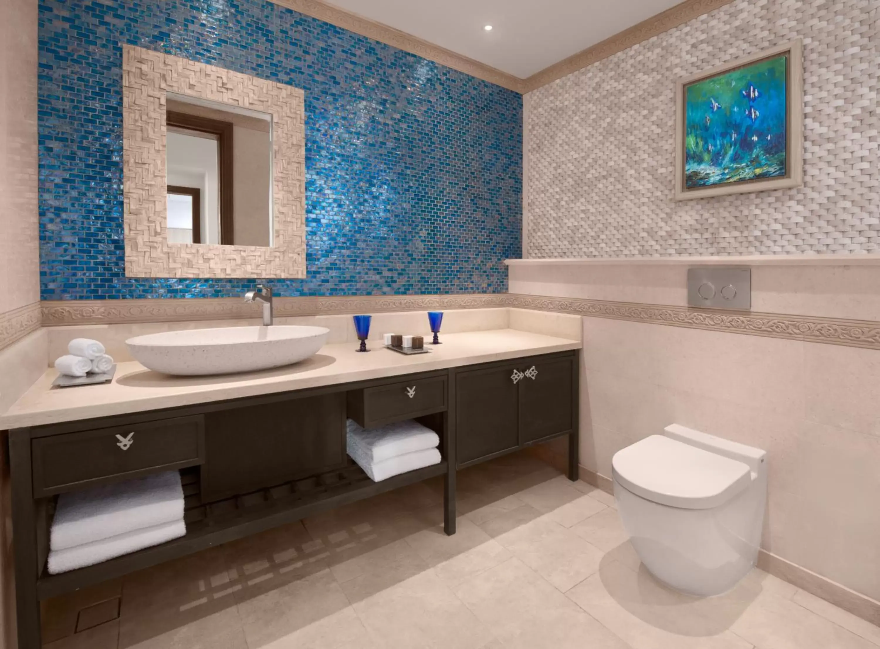 Shower, Bathroom in Banana Island Resort Doha by Anantara