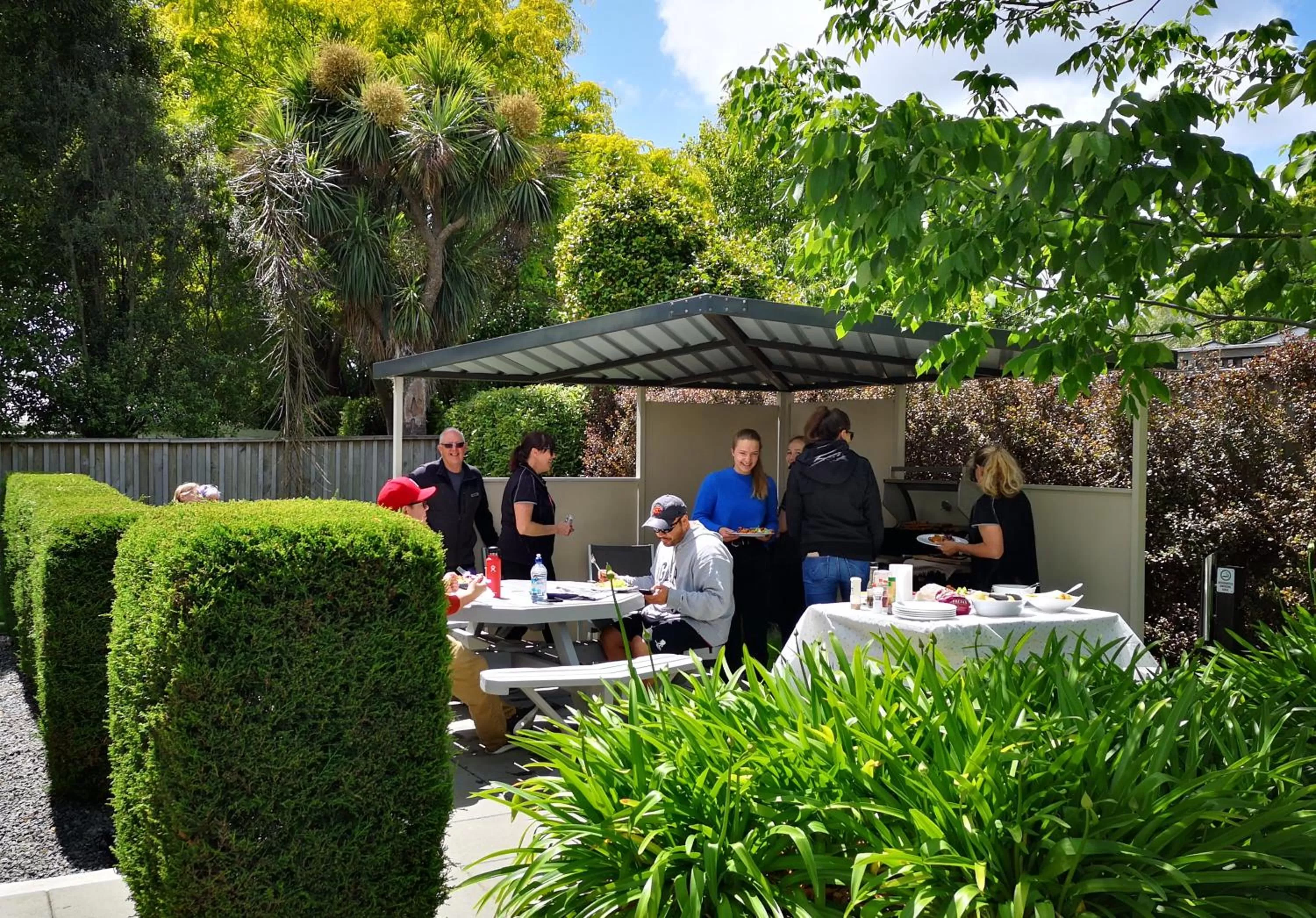 Garden in Airport Palms Motel