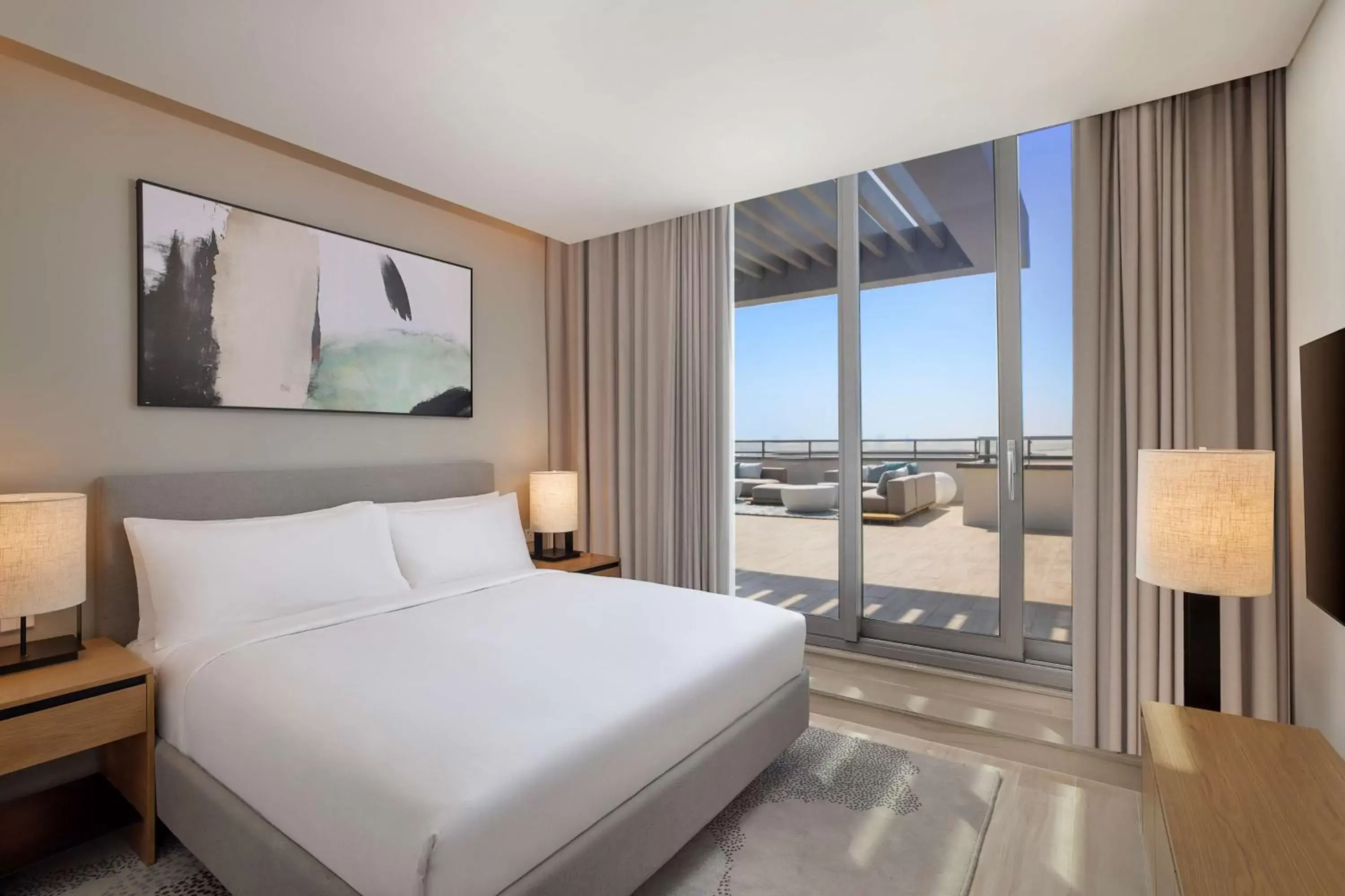 Bedroom in Doubletree By Hilton Abu Dhabi Yas Island Residences