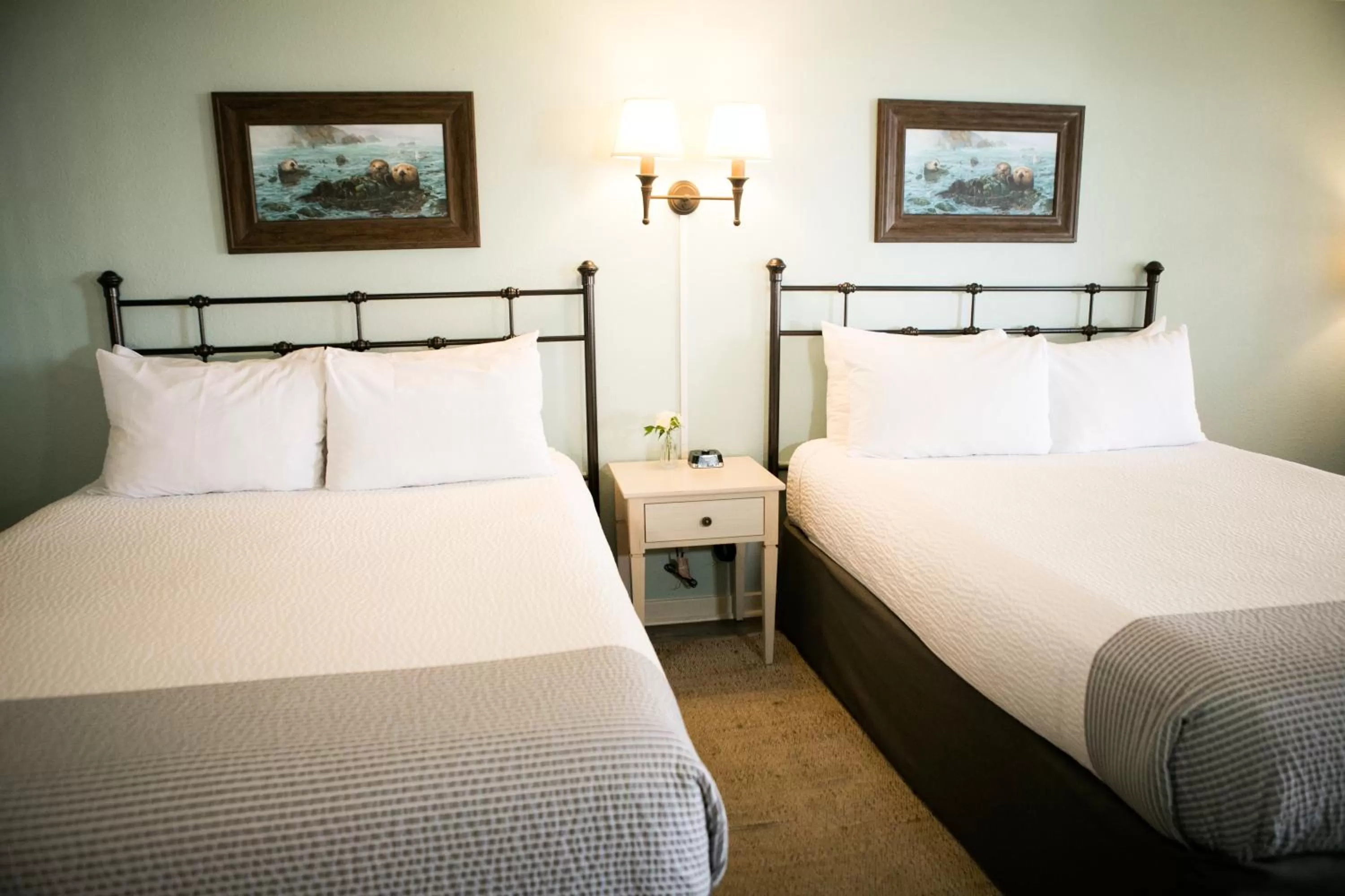 Bed in Sea Otter Inn