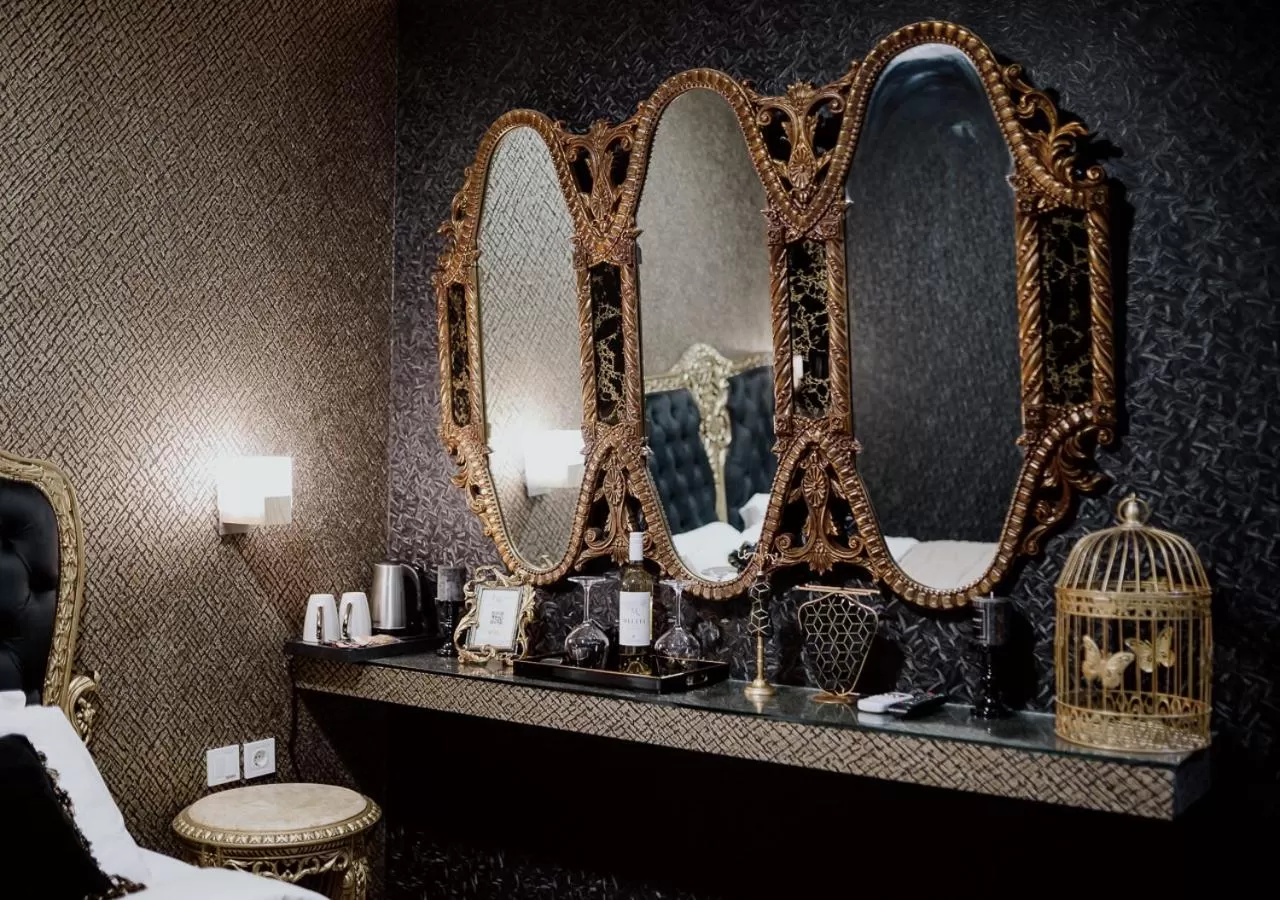 Seating area in ROH Suites