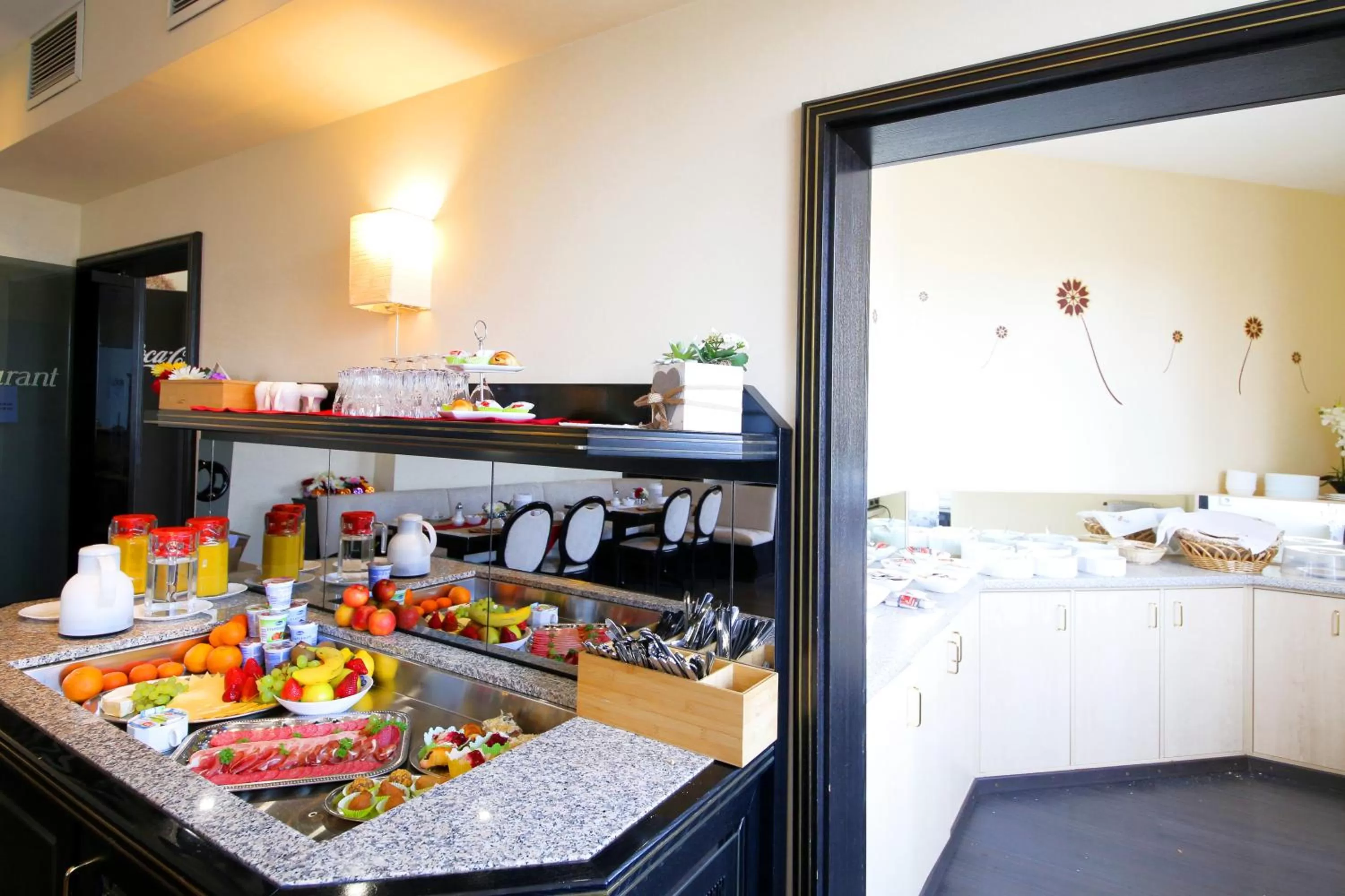 Continental breakfast in Hotel Kick