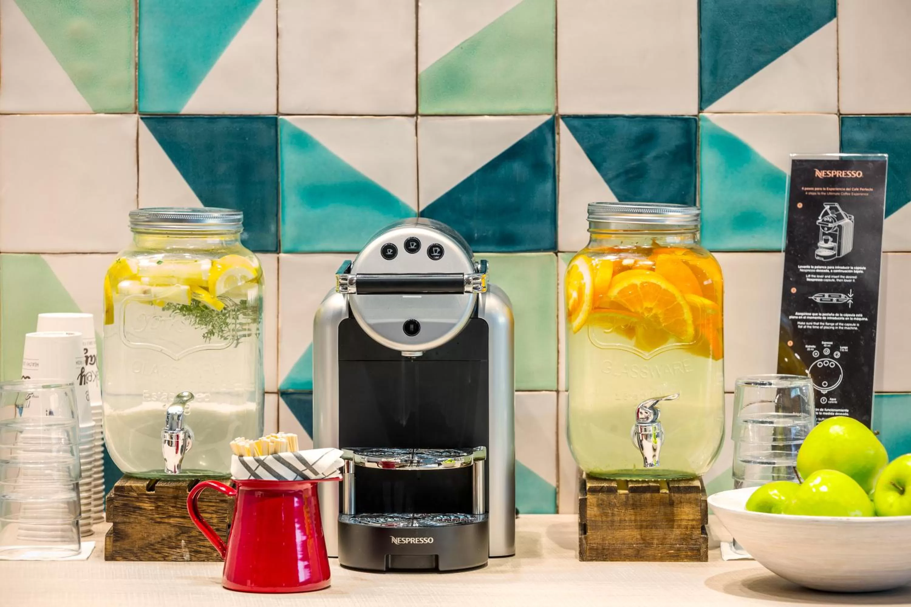 Food close-up in Novotel Sevilla