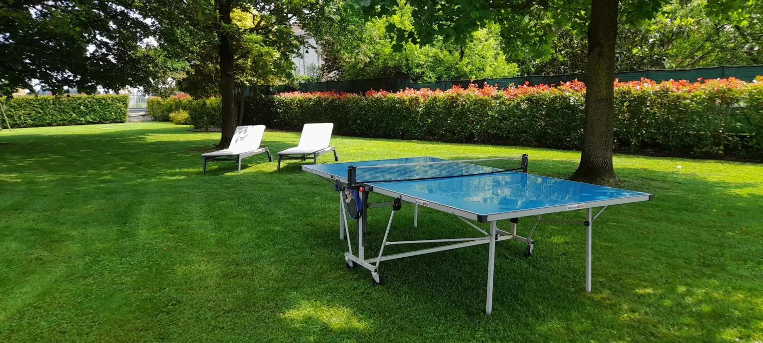Garden, Table Tennis in B&B Residence il Ciliegio , Via Villa Superiore 93 Luzzara