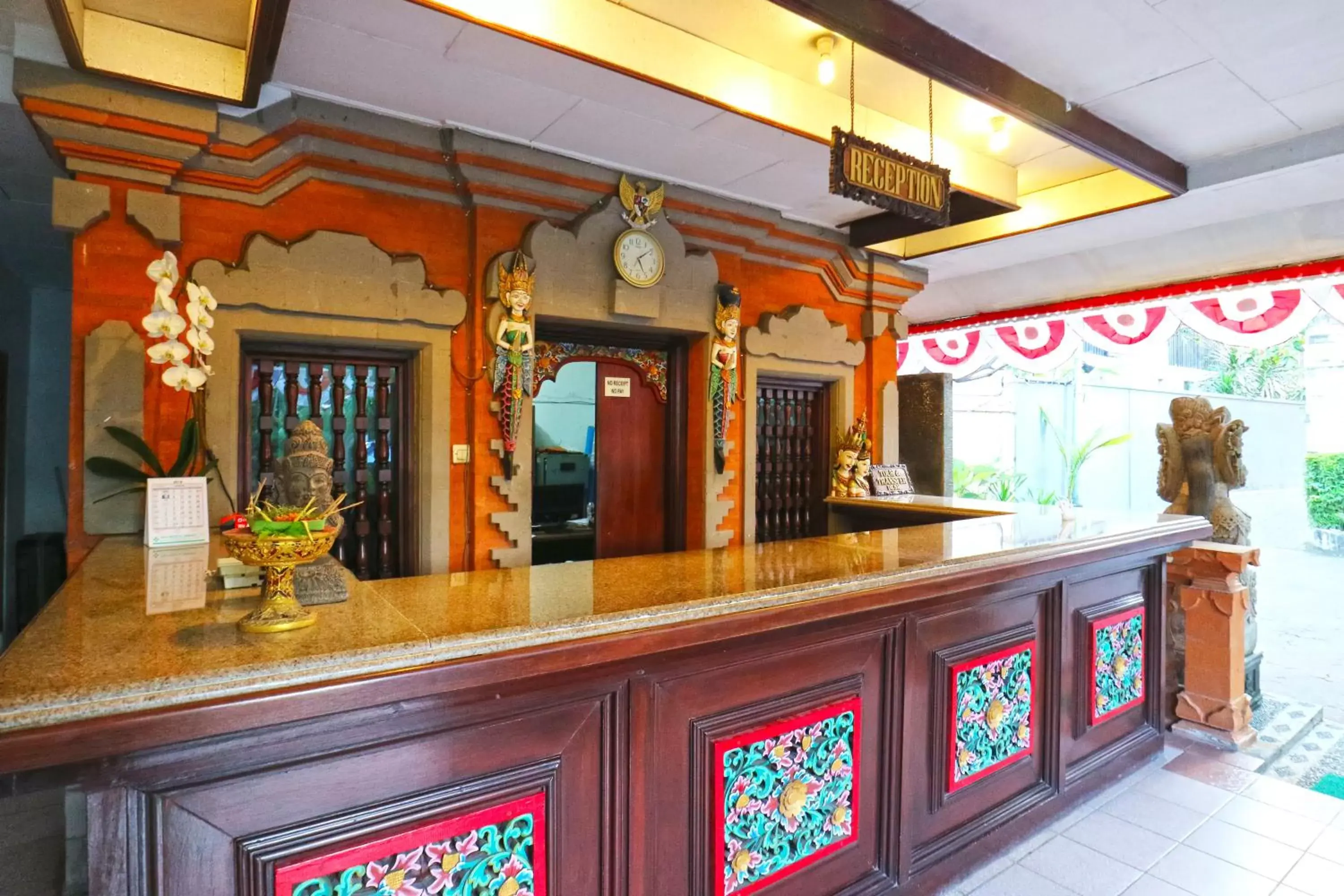 Lobby or reception in Hotel Sinar Bali Legian Lobby or reception in Hotel Sinar Bali Legian