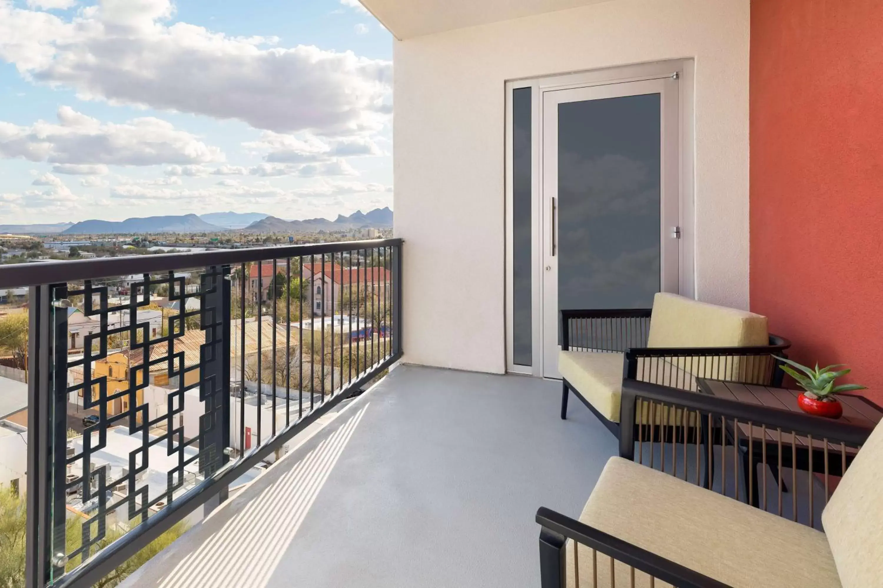 View (from property/room), Balcony/Terrace in Doubletree By Hilton Tucson Downtown Convention Center